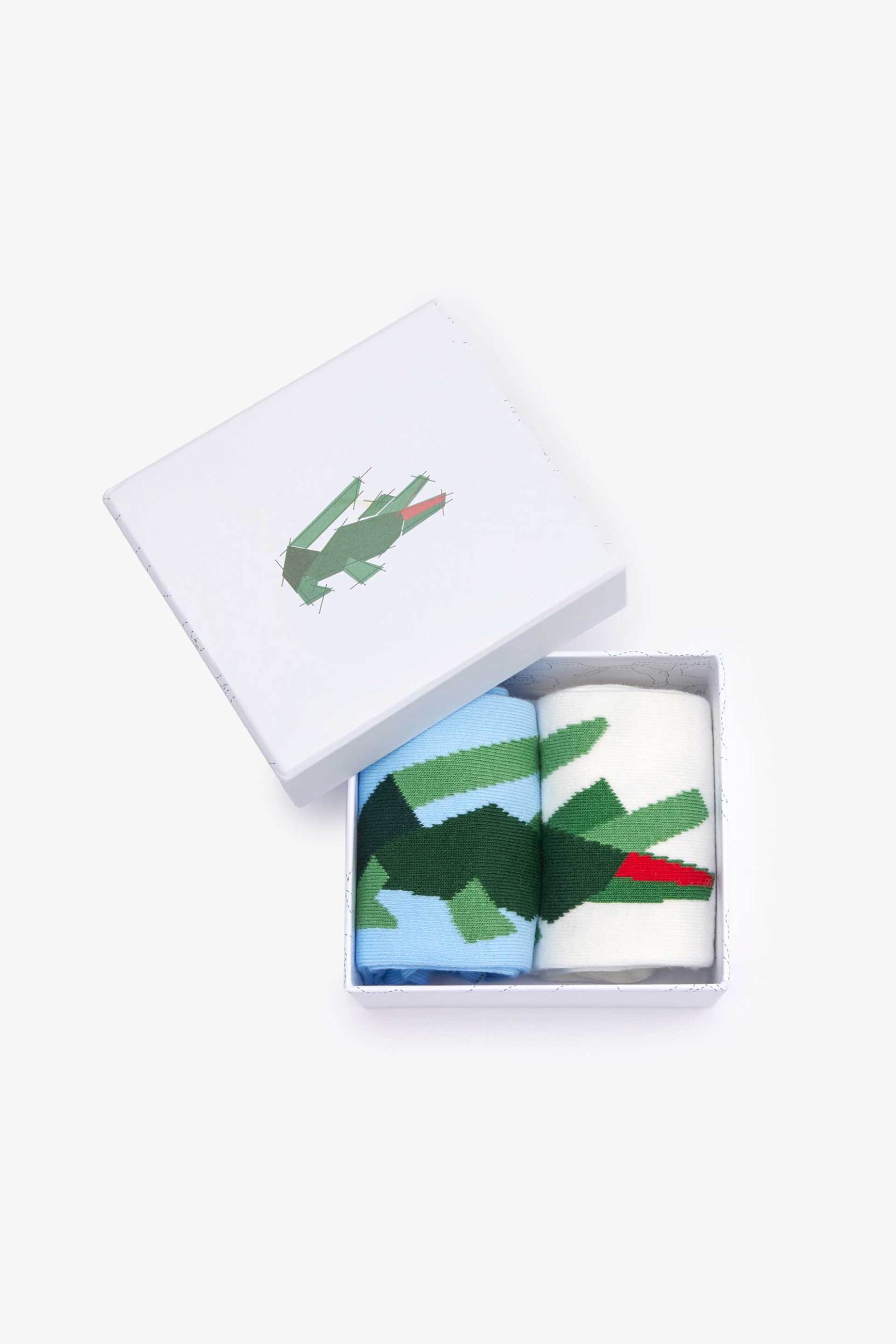 Lacoste unisex μακριές κάλτσες με logo (2 ζευγάρια) - RA3148-00 Γαλάζιο φωτογραφία