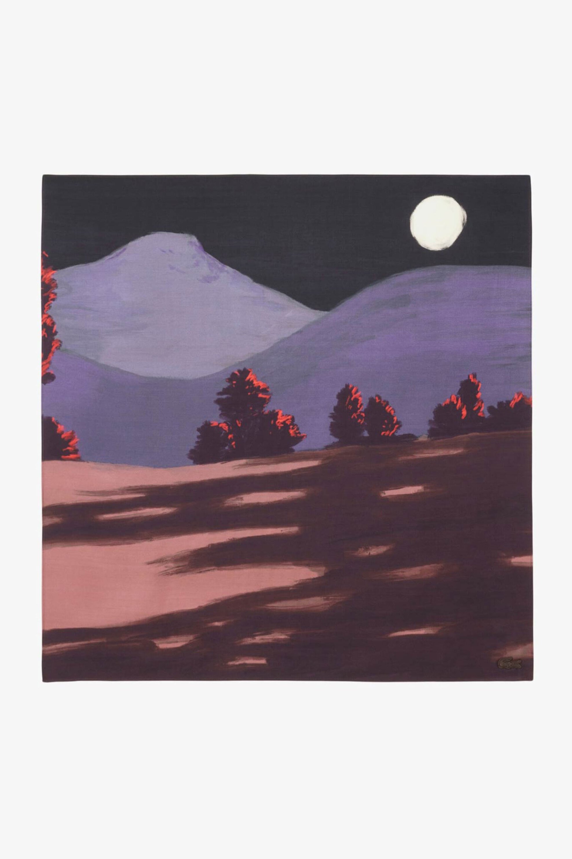 Lacoste γυναικείο φουλάρι με landscape print | ONE SIZE