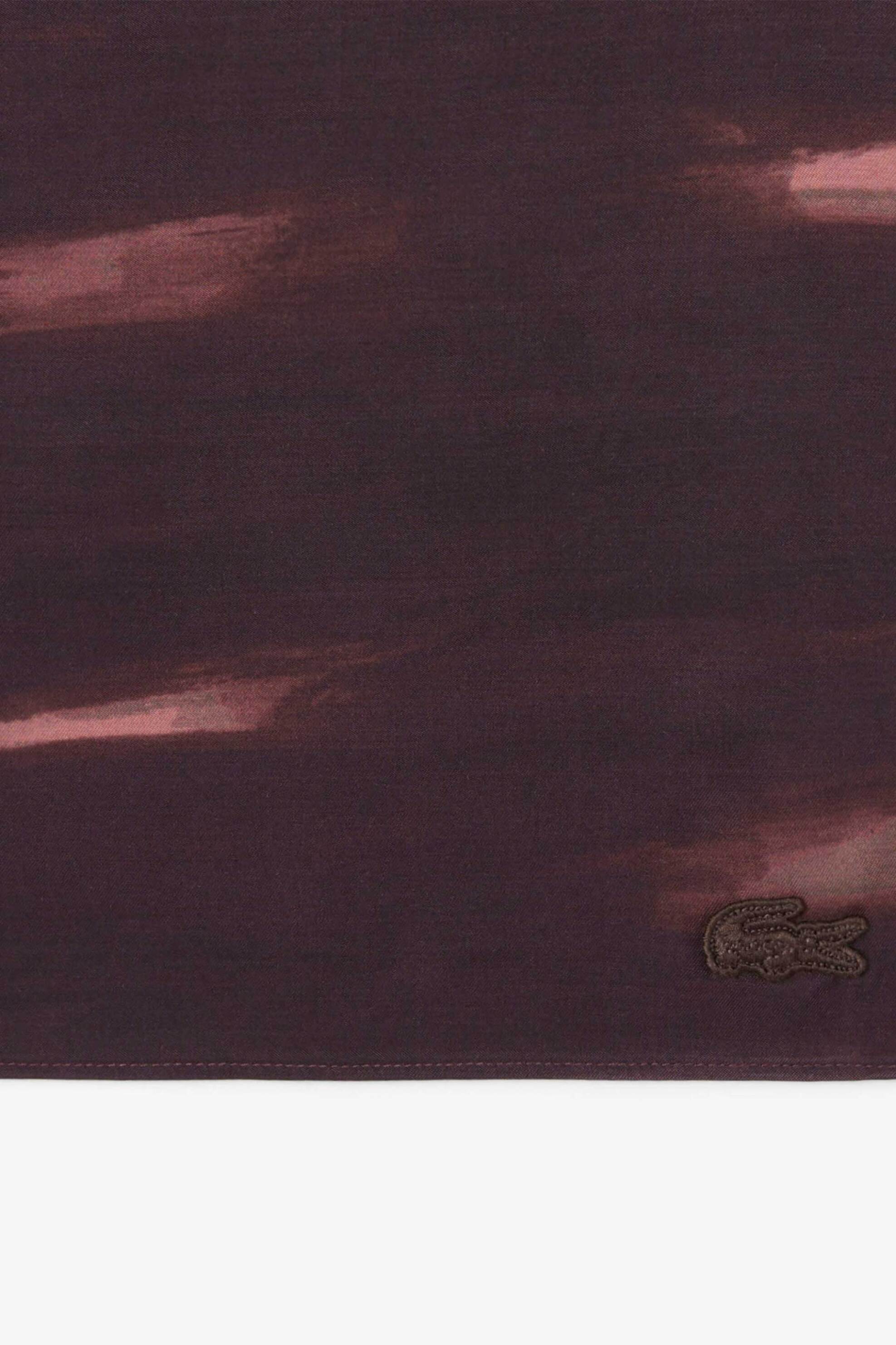 Lacoste γυναικείο φουλάρι με landscape print - RE5692-00 Μοβ
