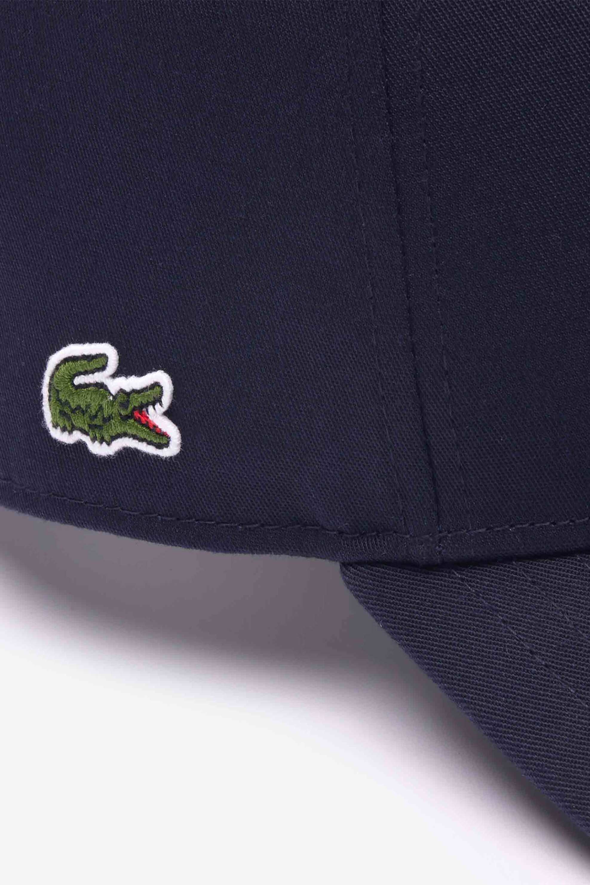 Lacoste Unisex Καπέλο με 3D Κεντημένο Monogram - Rk0342 Μπλε Σκούρο