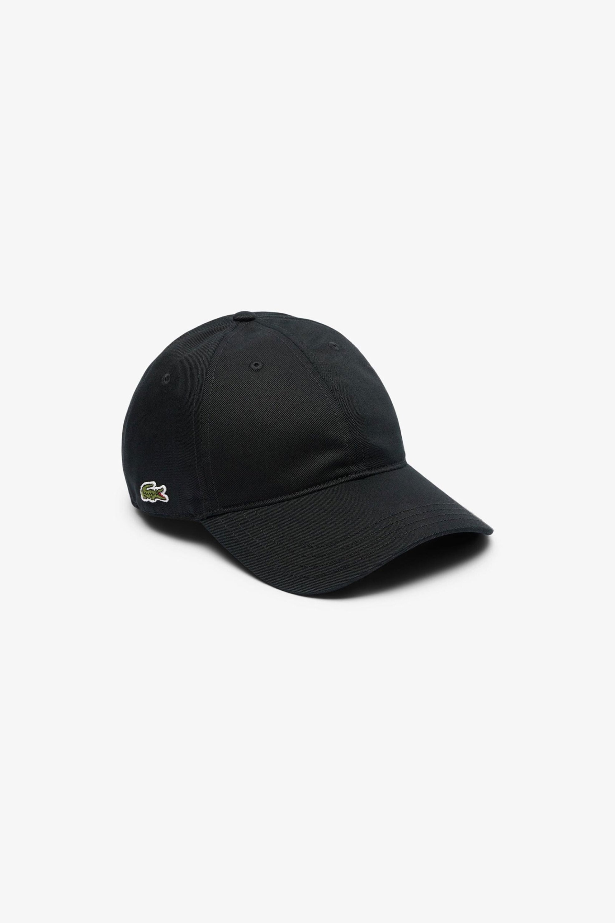 LACOSTE Lacoste unisex καπέλο jockey twill με κεντημένο λογότυπο - RK0440 Μαύρο