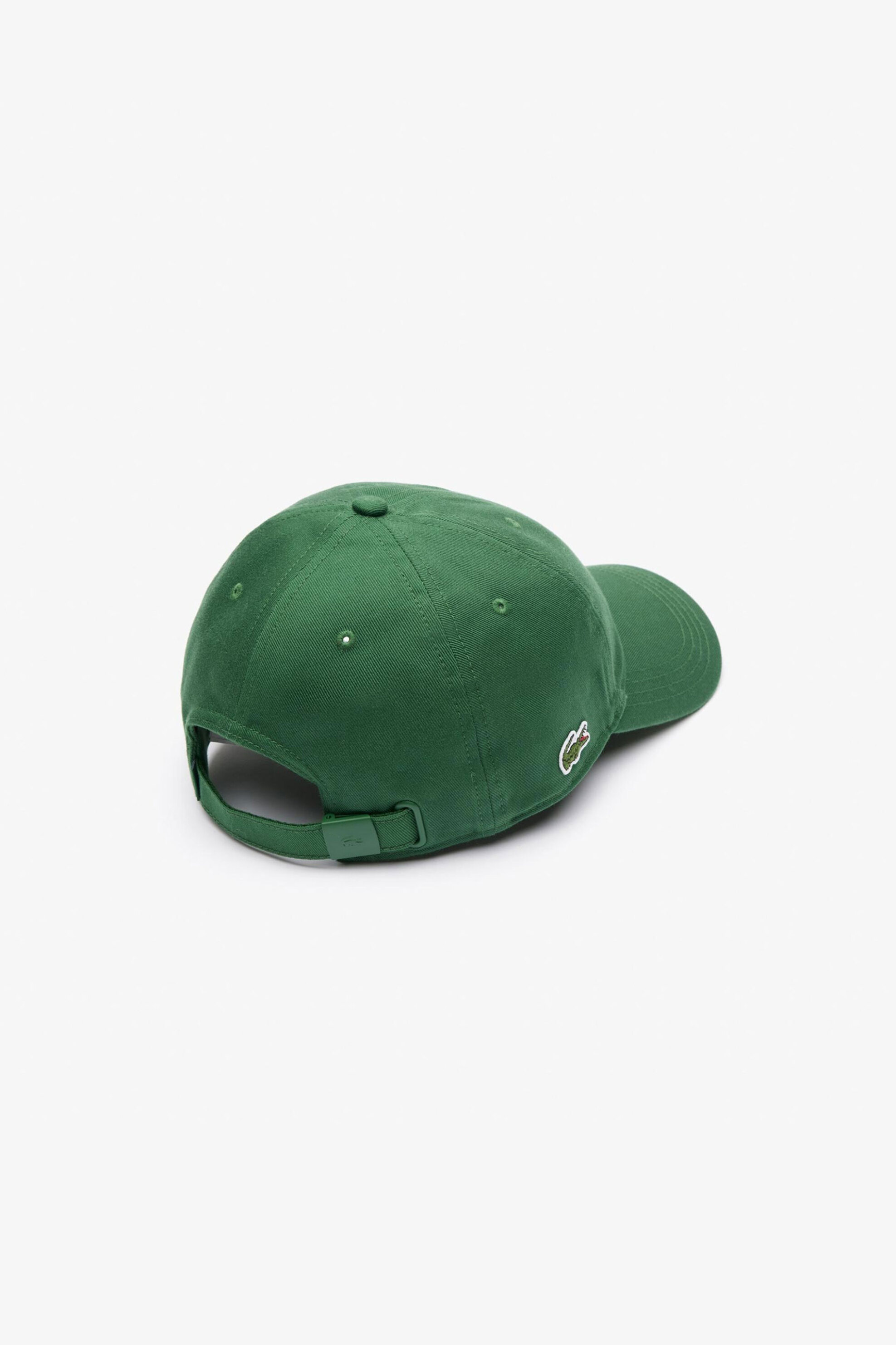 Lacoste unisex καπέλο jockey twill με κεντημένο λογότυπο - RK0440 Πράσινο φωτογραφία