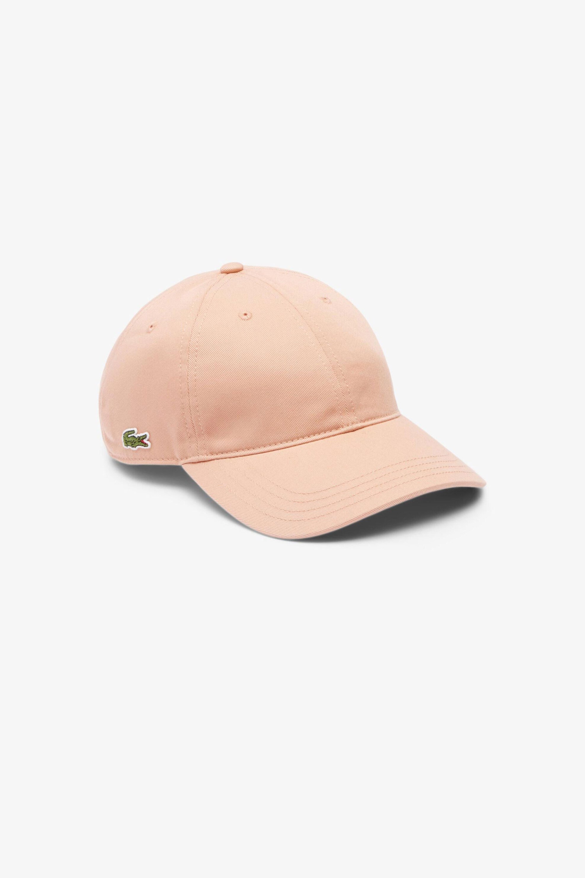LACOSTE Lacoste unisex καπέλο jockey twill με κεντημένο λογότυπο - RK0440 Σομόν