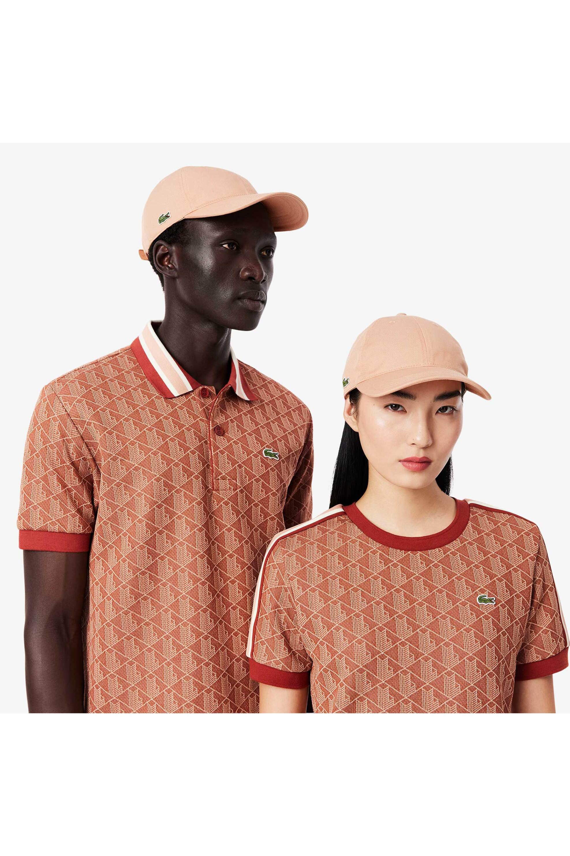 Lacoste unisex καπέλο jockey twill με κεντημένο λογότυπο - RK0440 Σομόν φωτογραφία