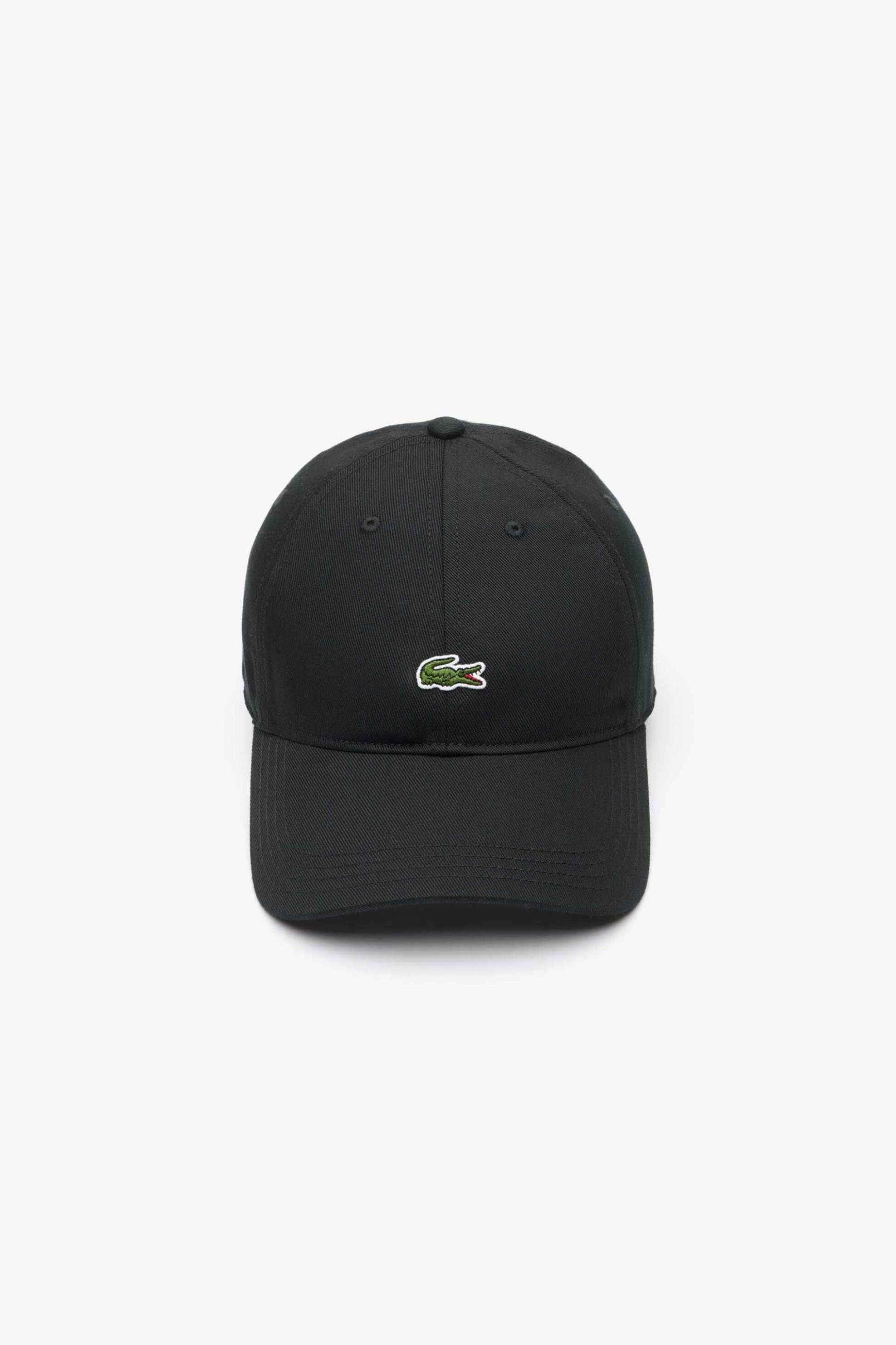 Lacoste unisex καπέλο jockey twill με κεντημένο λογότυπο - RK0491 Μαύρο φωτογραφία
