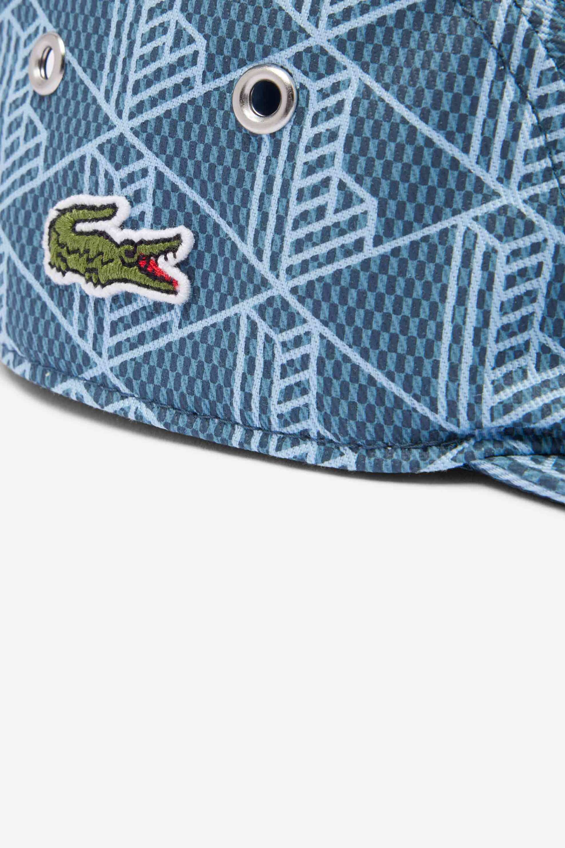 Lacoste unisex καπέλο jockey με all-over monogram print και κεντημένο λογότυπο - RK0763-00 Μπλε φωτογραφία