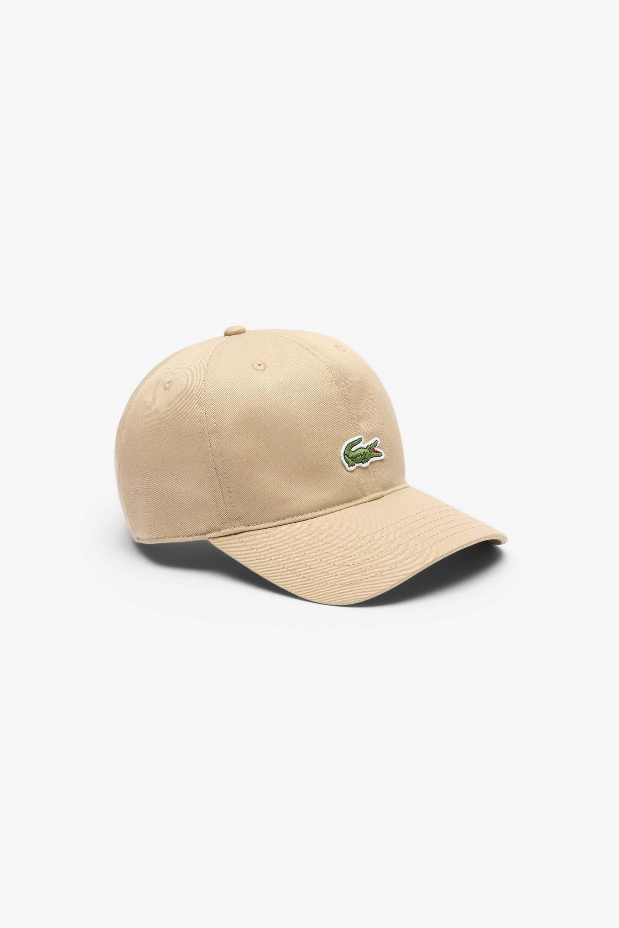 Lacoste παιδικό καπέλο jockey με κεντημένο λογότυπο (8 - 16 ετών) - RK1025 Μπεζ