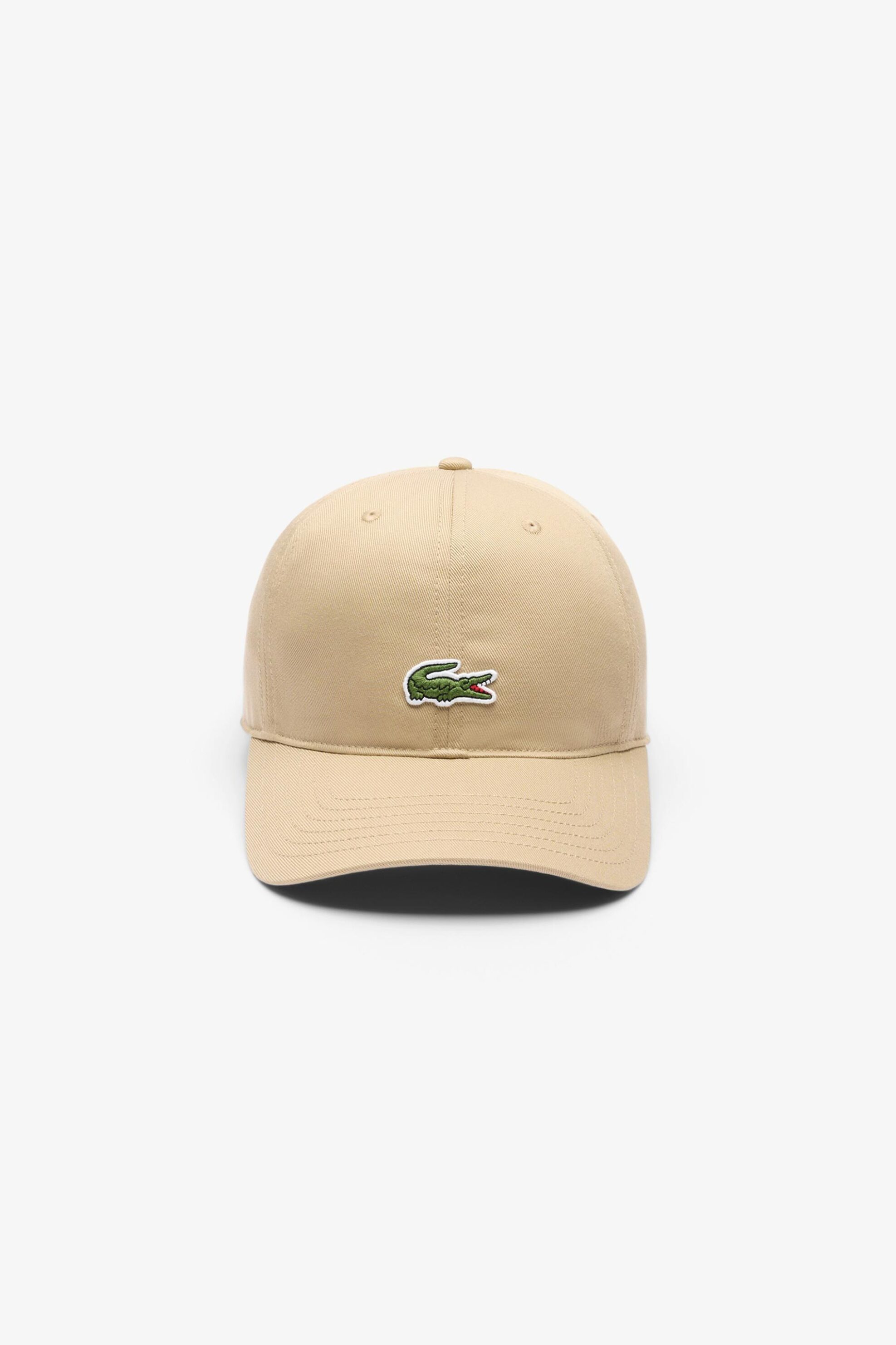 Lacoste παιδικό καπέλο jockey με κεντημένο λογότυπο (8 - 16 ετών) - RK1025 Μπεζ φωτογραφία