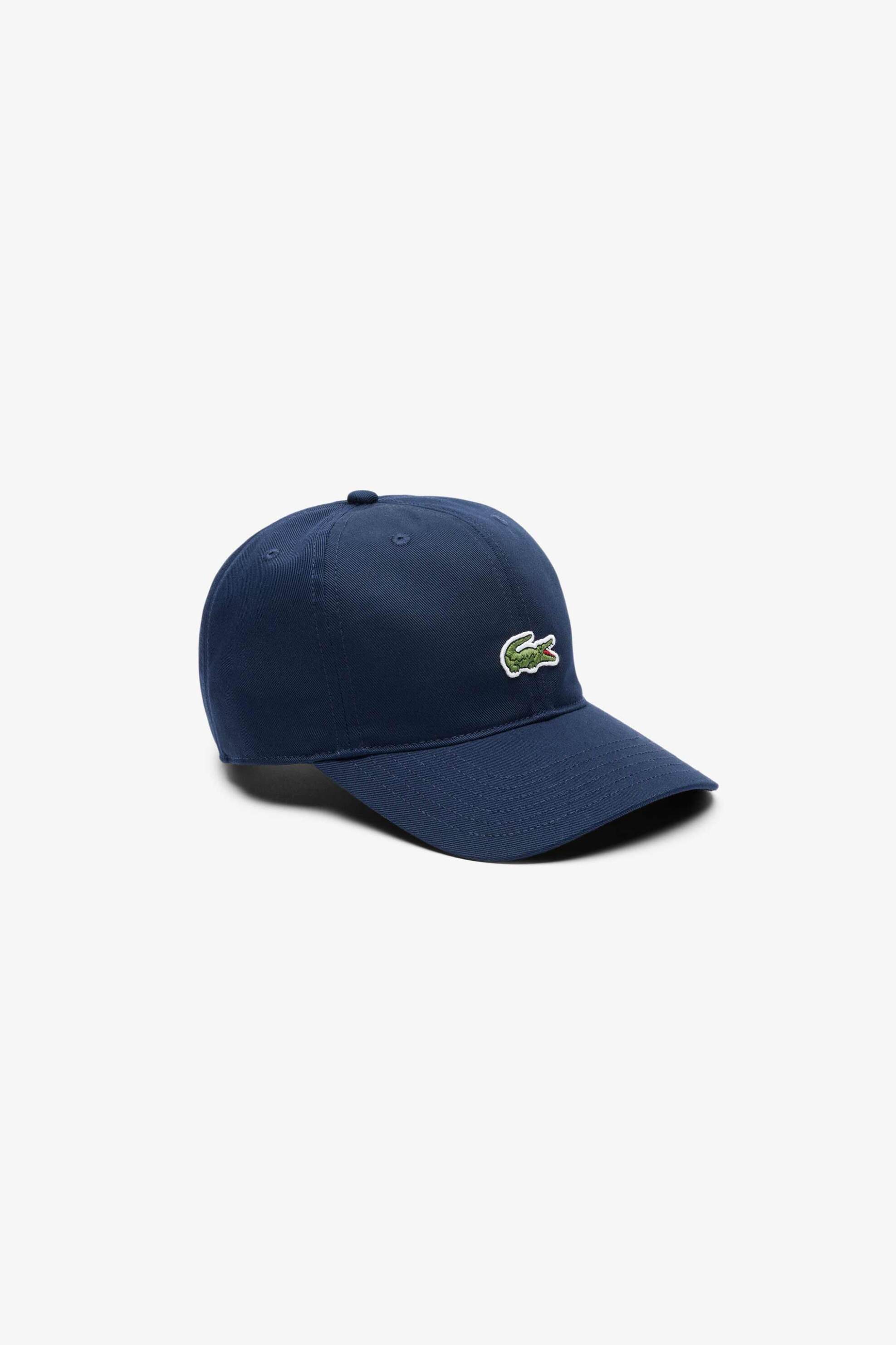Lacoste παιδικό καπέλο jockey με κεντημένο λογότυπο (8 - 16 ετών) - RK1025 Μπλε Σκούρο