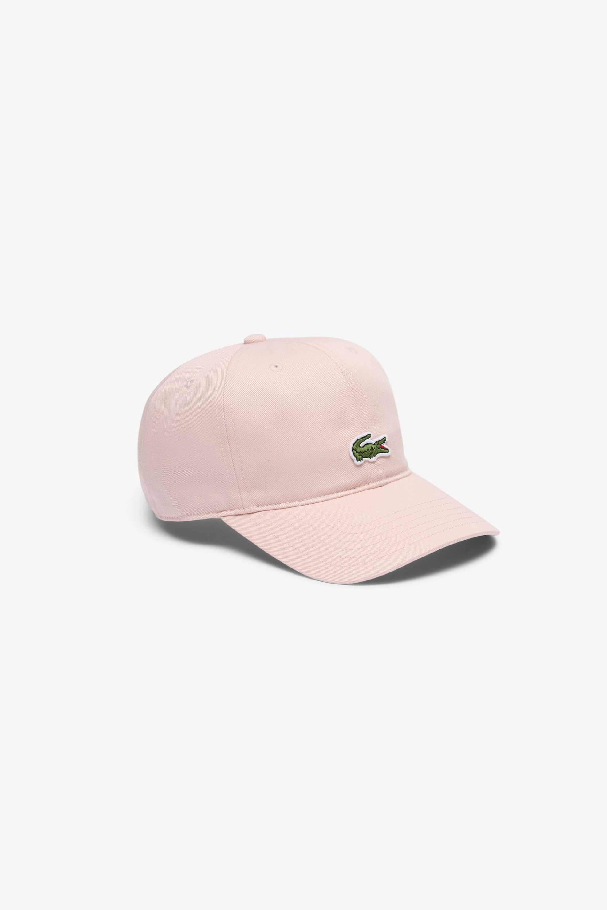 Lacoste παιδικό καπέλο jockey με κεντημένο λογότυπο (8 - 16 ετών) - RK1025 Ροζ Ανοιχτό