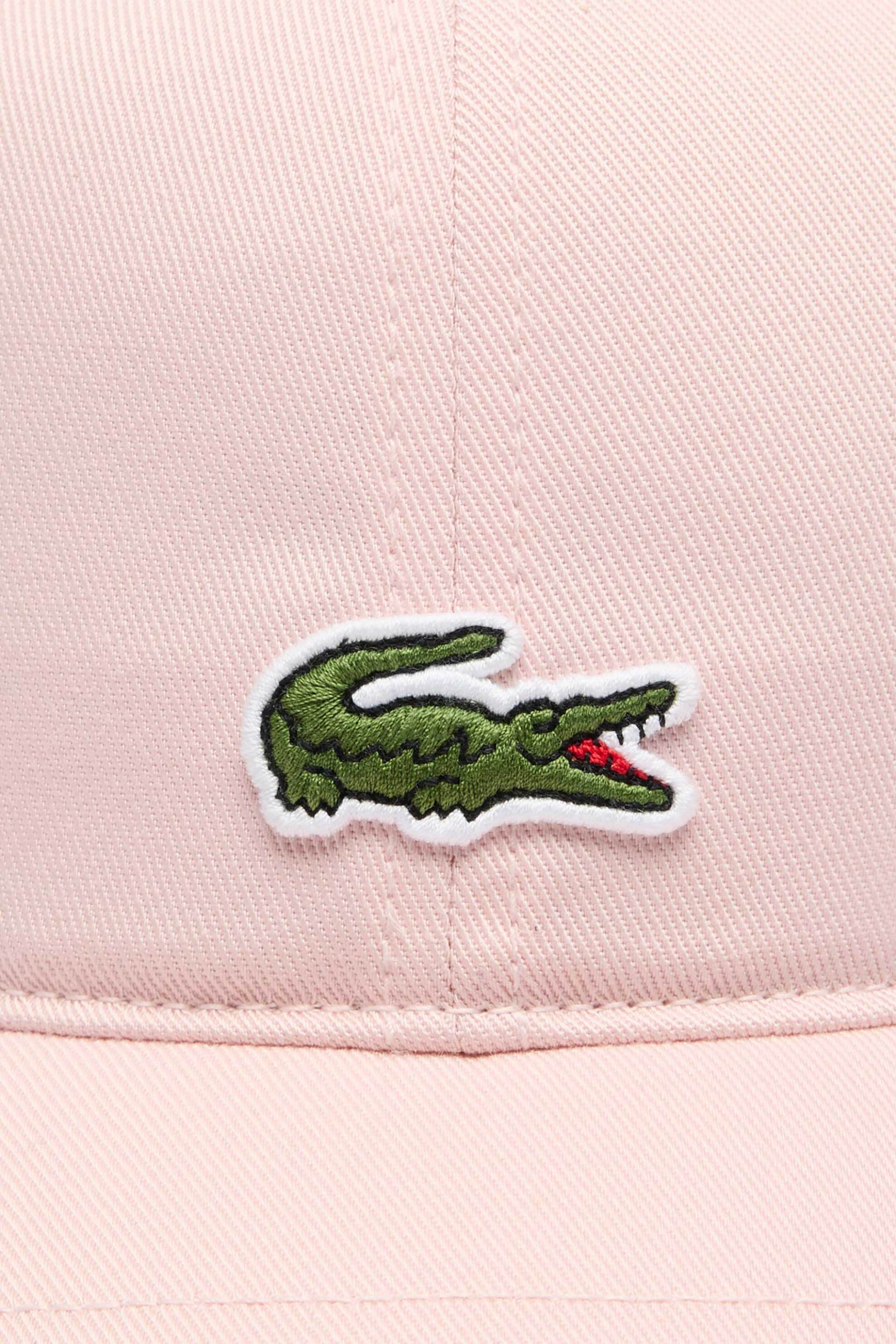 Lacoste Παιδικό Καπέλο Jockey με Κεντημένο Λογότυπο (8 - 16 Ετών) Rk1025 Ροζ Ανοιχτό