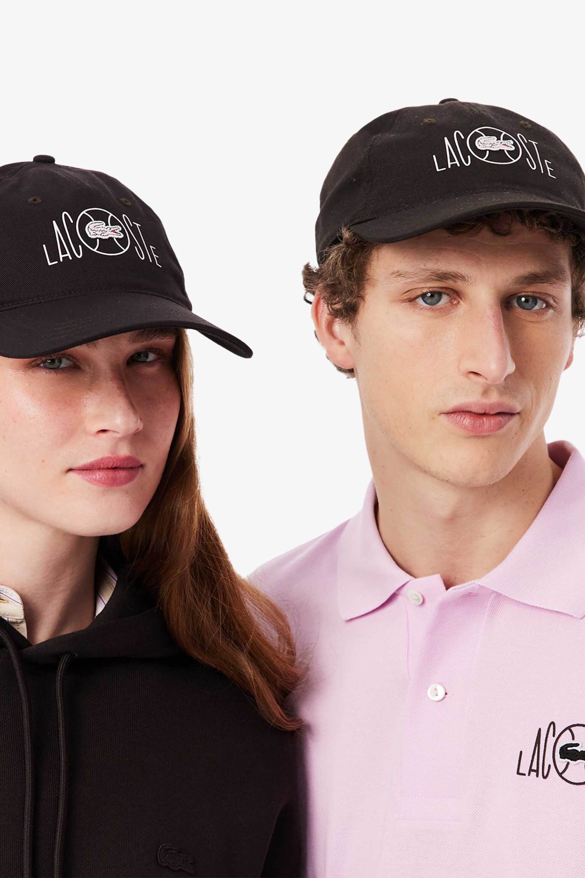 Lacoste Unisex Καπέλο Jockey με Logo Print - Rk1928 Καφέ Σκούρο