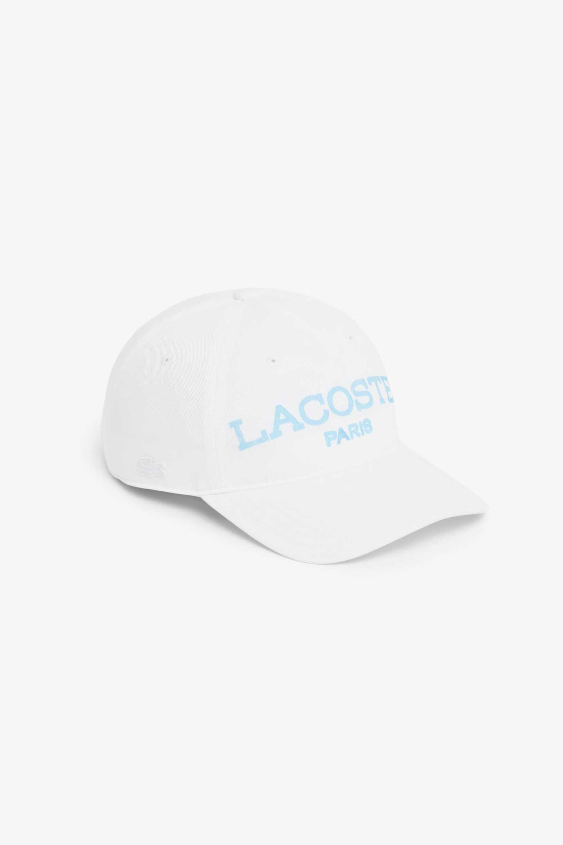 Lacoste unisex καπέλο jockey με logo print - RK2625 Λευκό