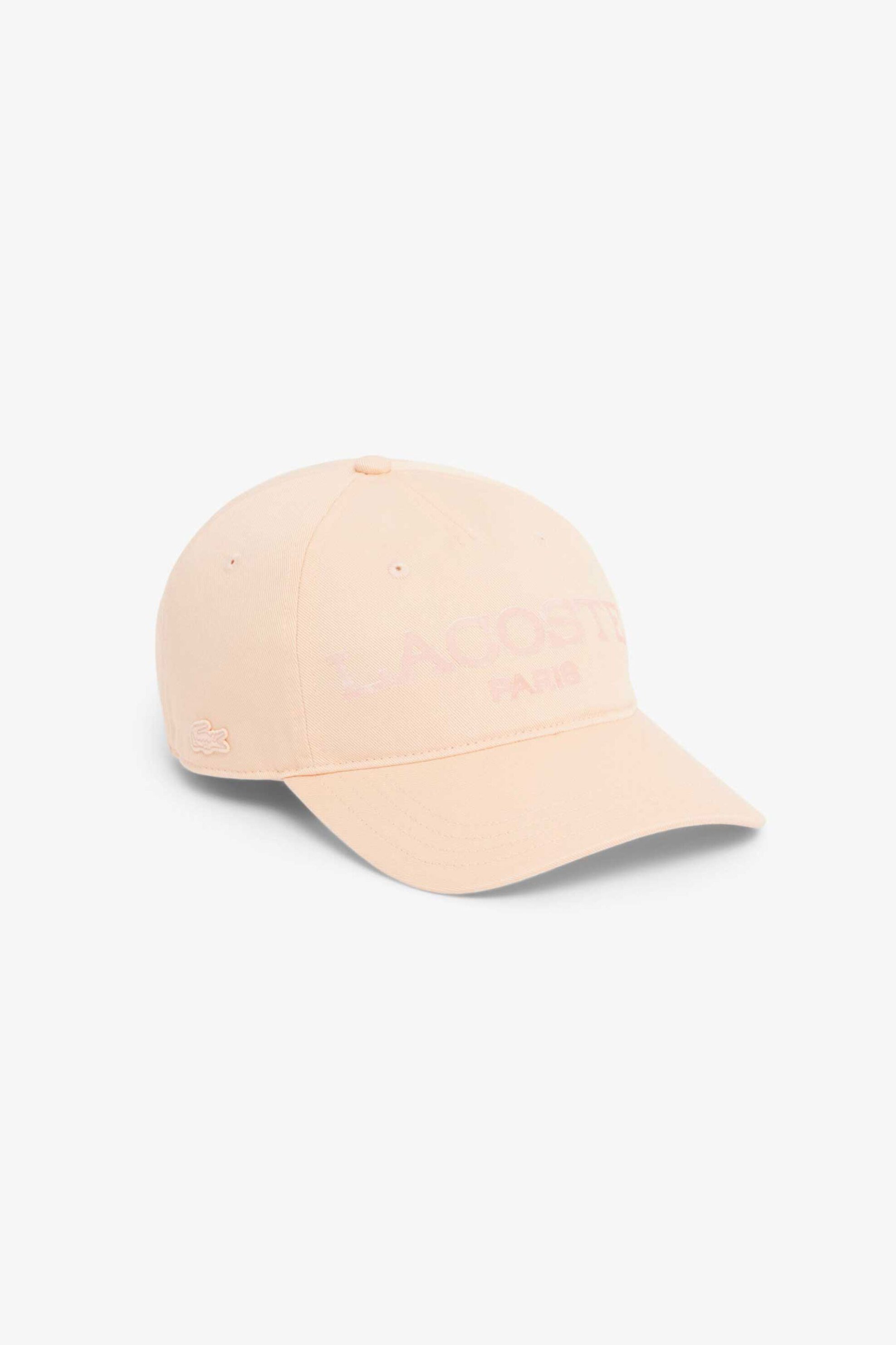 Lacoste unisex καπέλο jockey με logo print - RK2625 Σομόν
