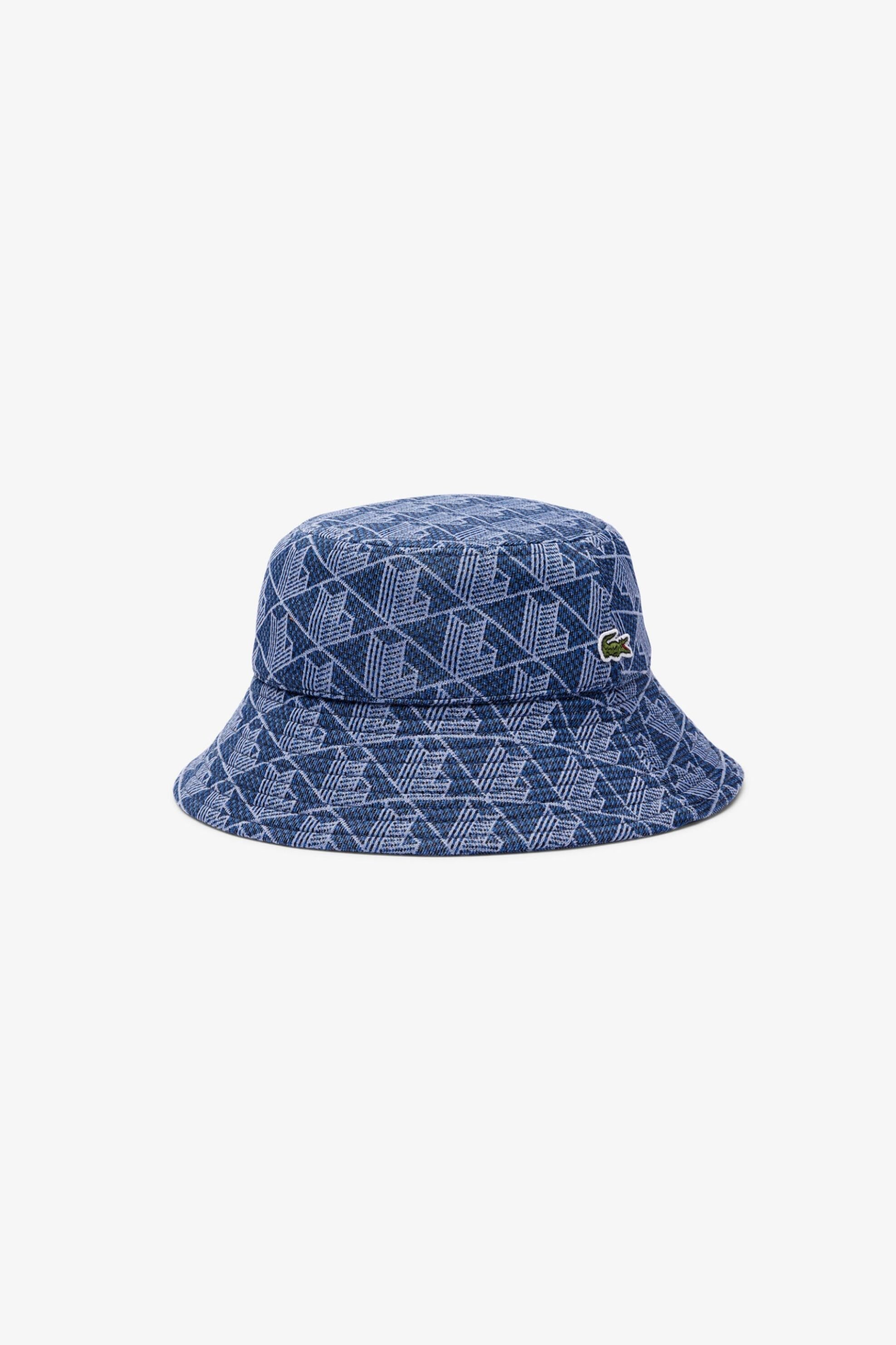 LACOSTE Lacoste γυναικείο καπέλο bucket με all-over monogram - RK5696-00 Μπλε