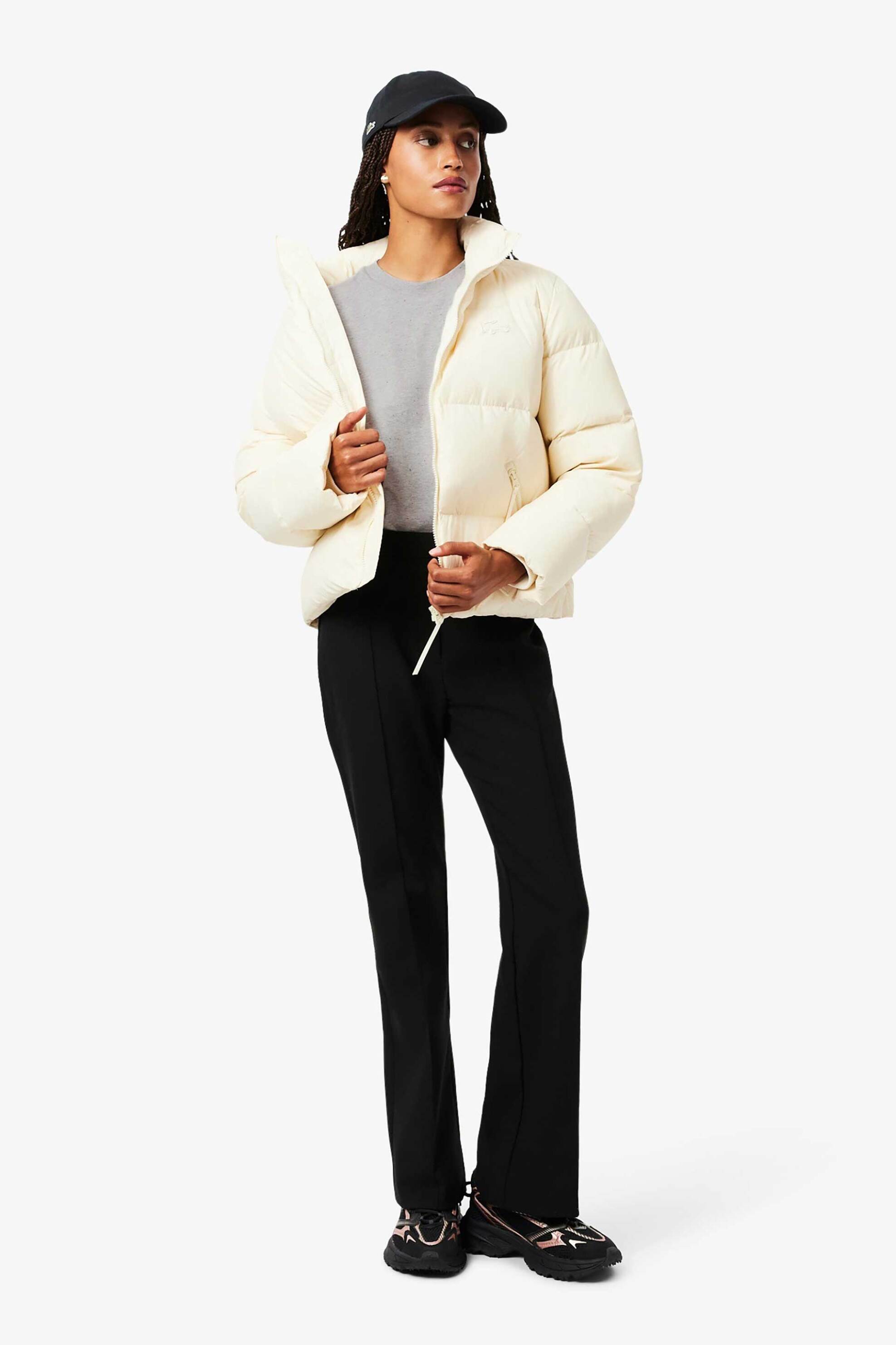 Lacoste γυναικείο T-shirt με λογότυπο Relaxed Fit - TF6501-00 Γκρι φωτογραφία