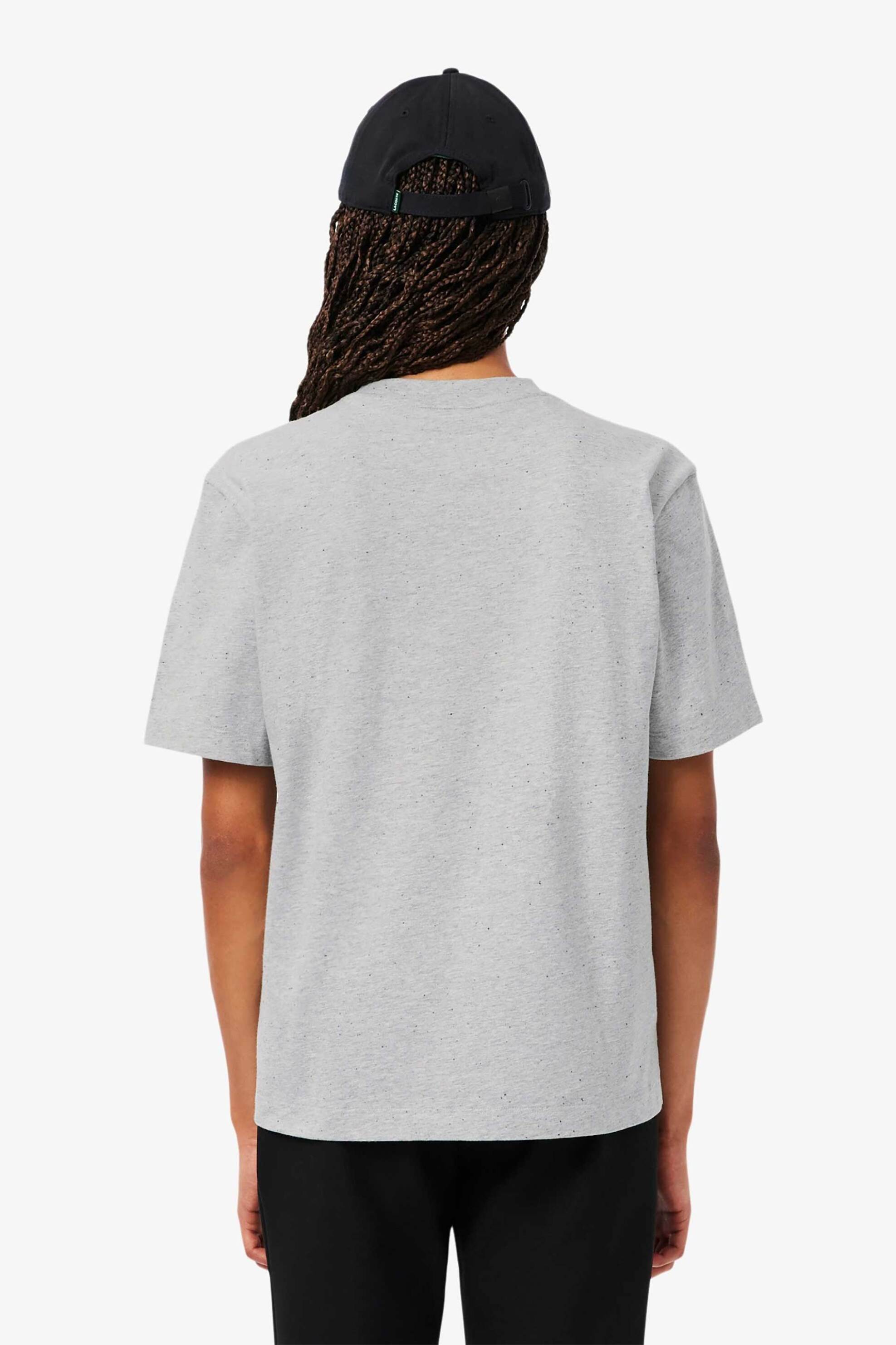 Lacoste γυναικείο T-shirt με λογότυπο Relaxed Fit - TF6501-00 Γκρι φωτογραφία