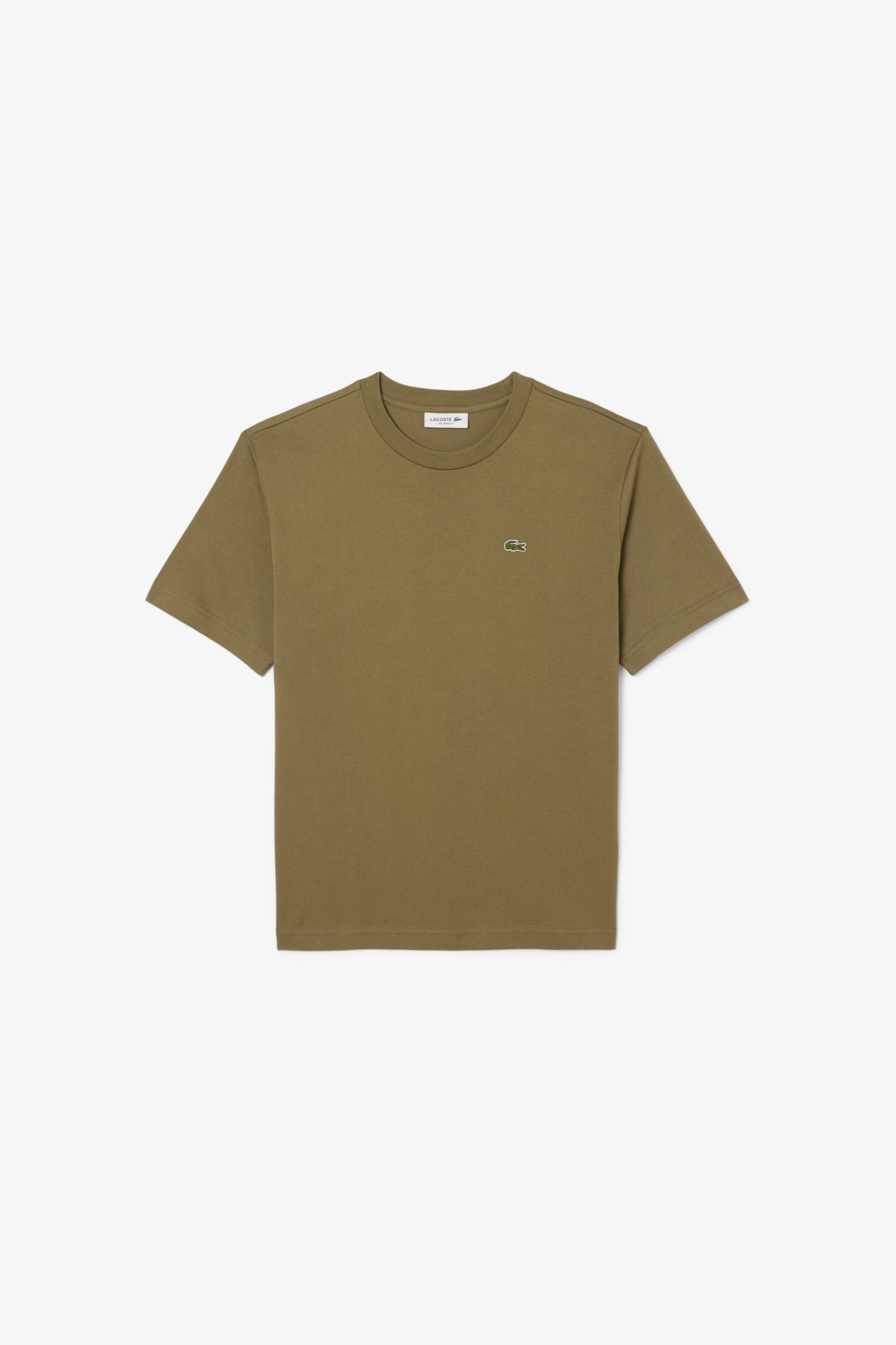 Lacoste γυναικείο T-shirt με κεντημένο λογότυπο Relaxed Fit - TF7215 Λαδί φωτογραφία