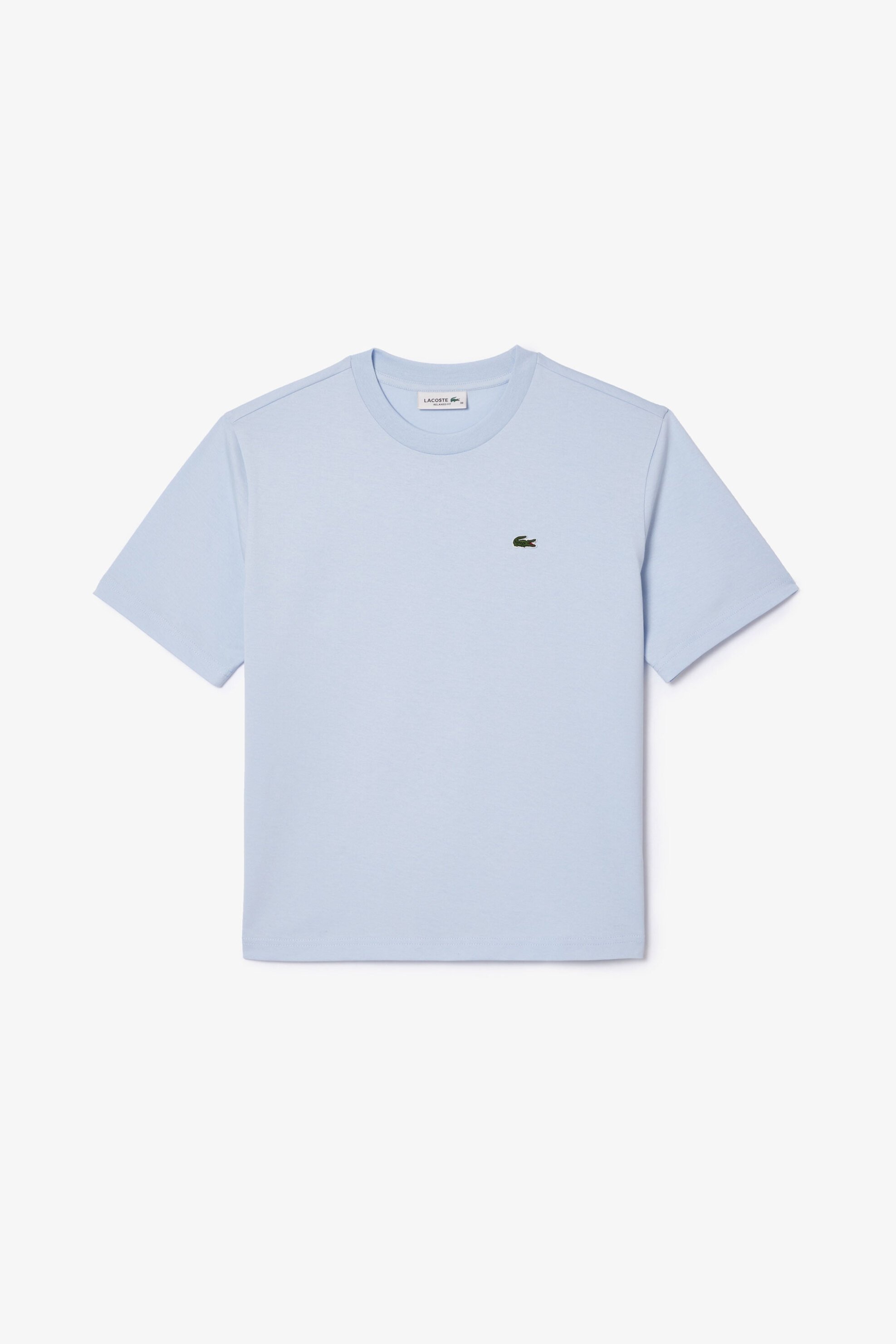 Lacoste Γυναικείο T-Shirt με Κεντημένο Λογότυπο Relaxed Fit - Tf7215 Σιελ