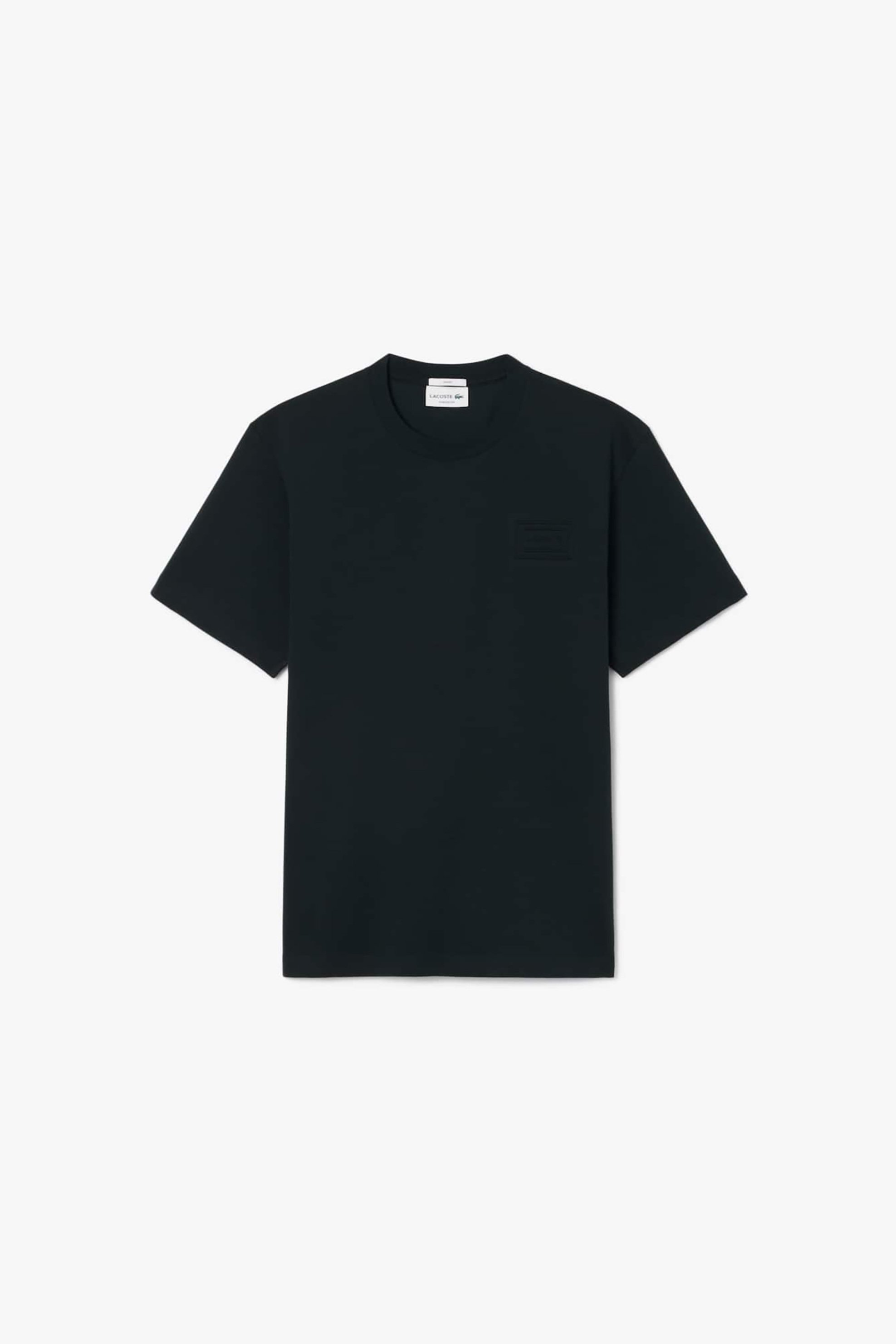 Lacoste Unisex T-Shirt με Ανάγλυφο Λογότυπο Classic Fit - Th0753 Πράσινο Deep Forest