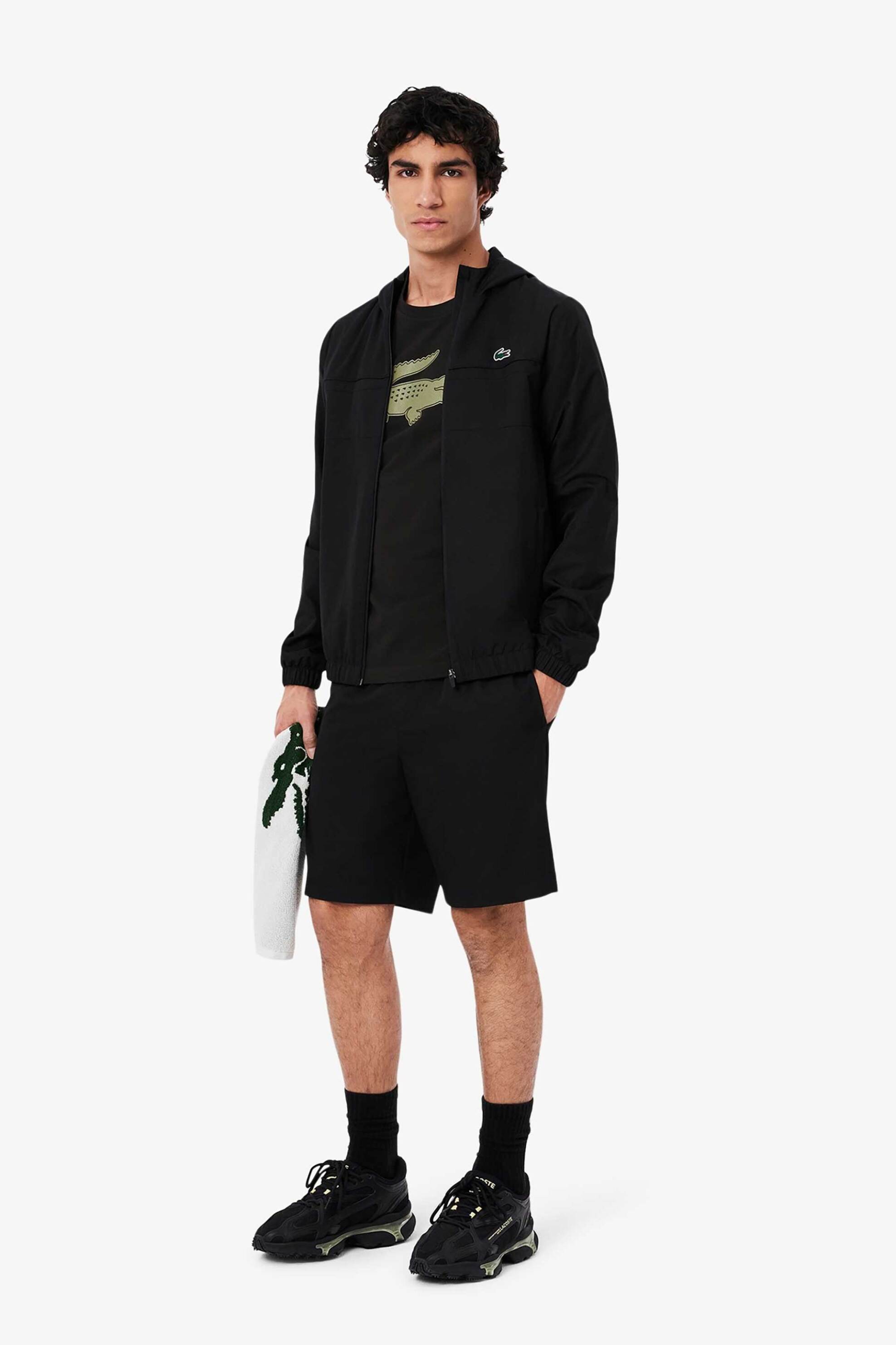 Lacoste ανδρικό T-shirt με XXL logo print Regular Fit - TH2042 Χακί φωτογραφία