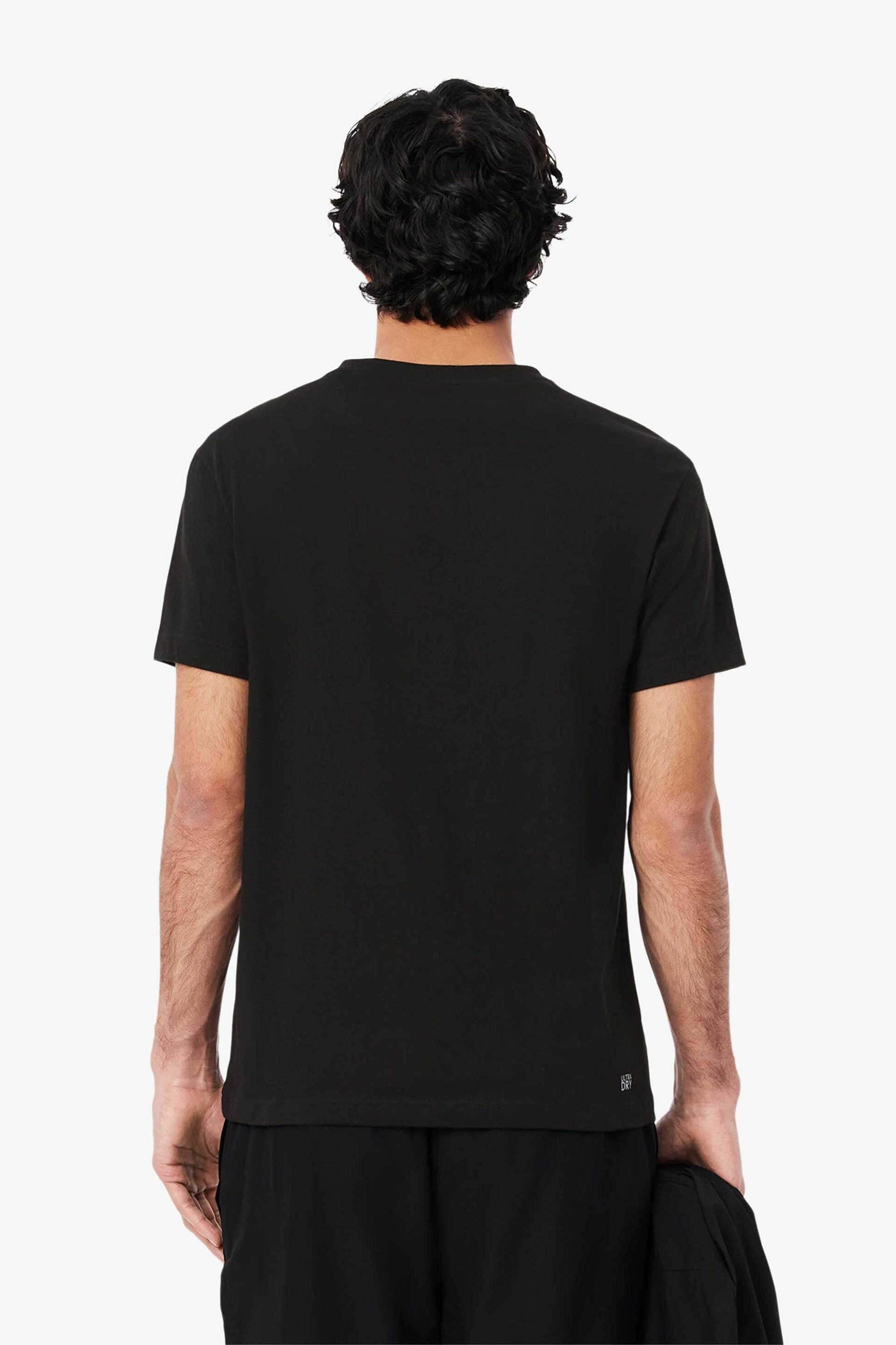 Lacoste ανδρικό T-shirt με XXL logo print Regular Fit - TH2042 Χακί φωτογραφία