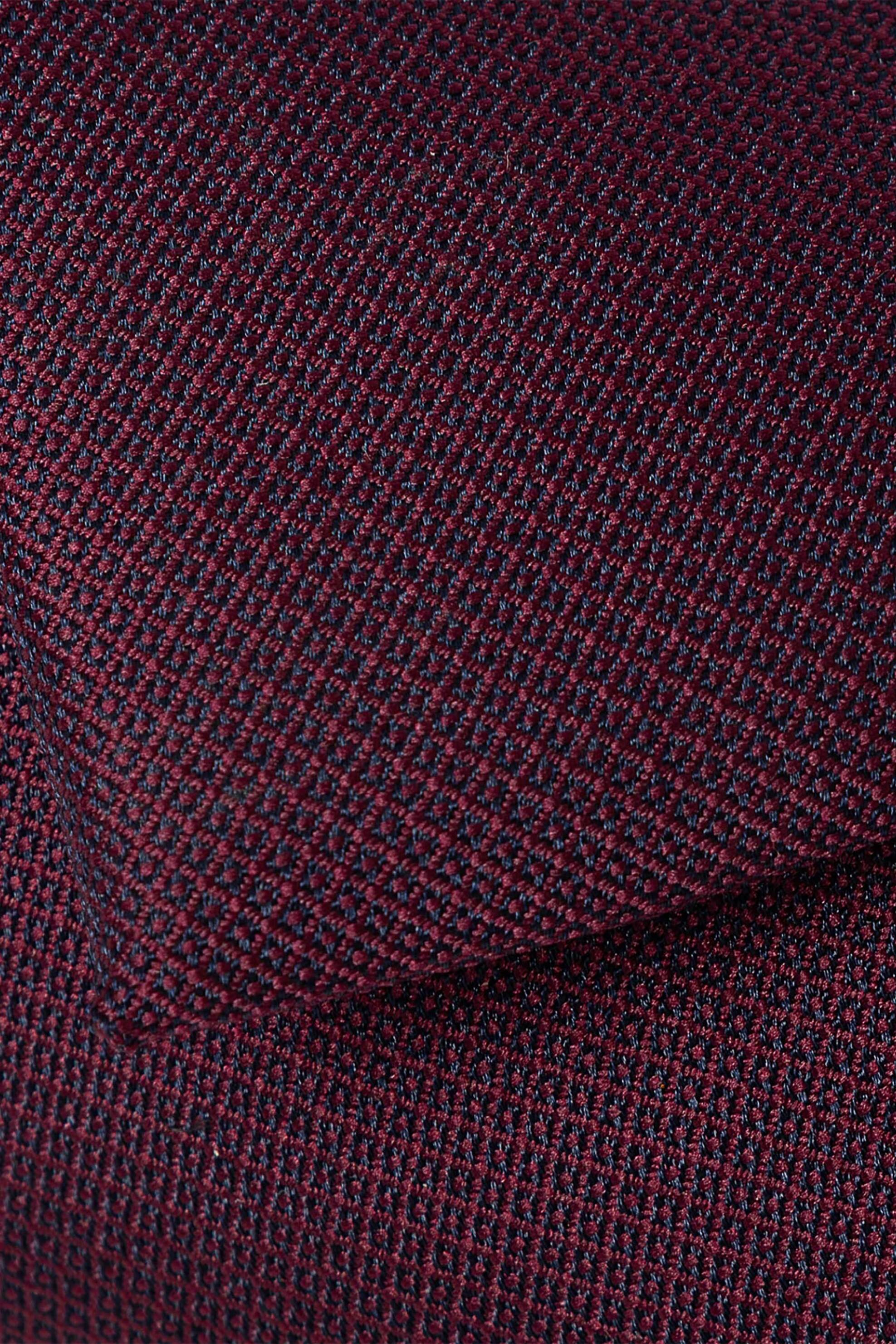 The Bostonians ανδρική γραβάτα μονόχρωμη - TIE0626 Βυσσινί φωτογραφία