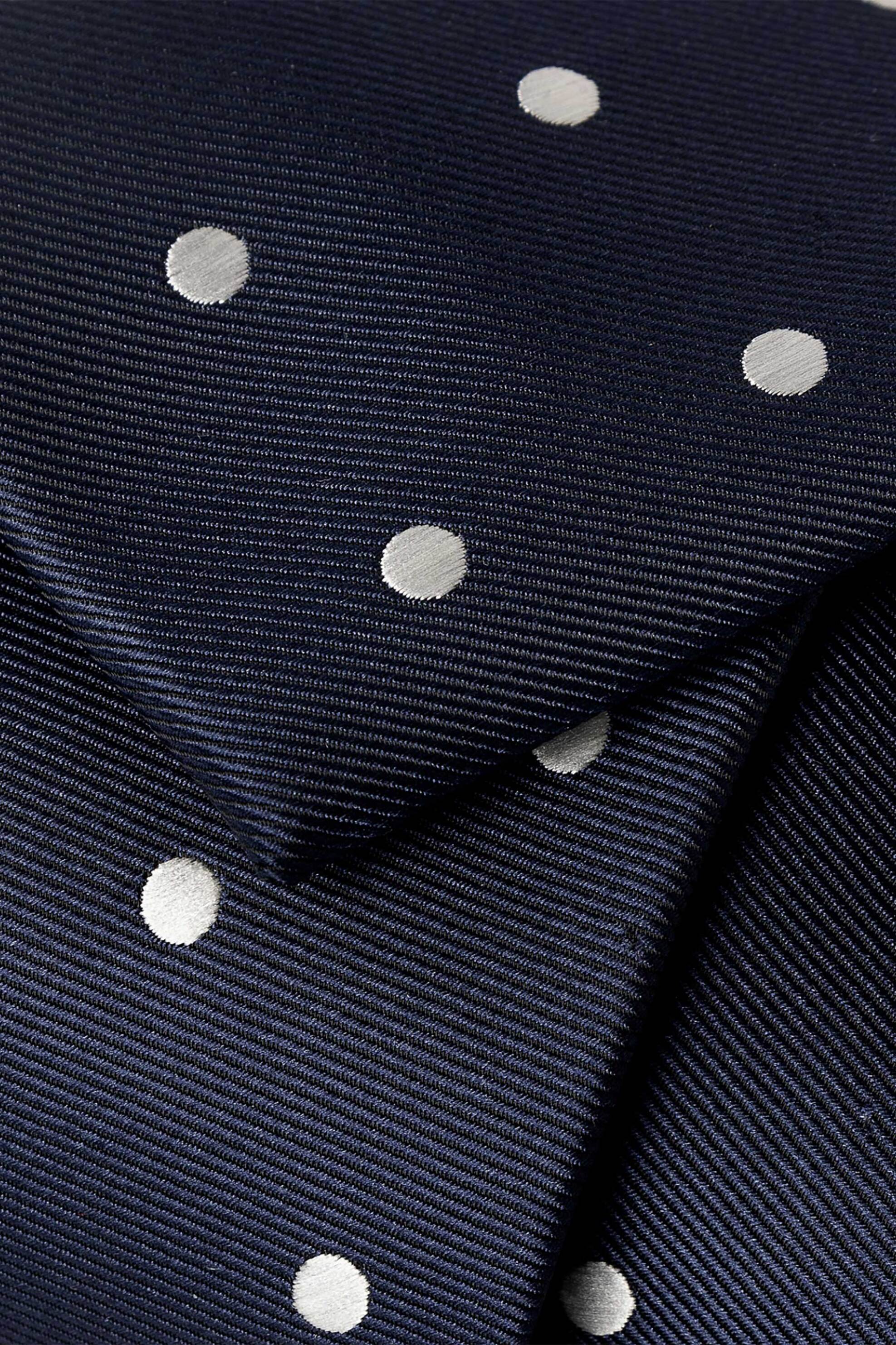 The Bostonians Ανδρική Γραβάτα με Πουά Σχέδιο Polka Dot - Tie10514 Μπλε Σκούρο