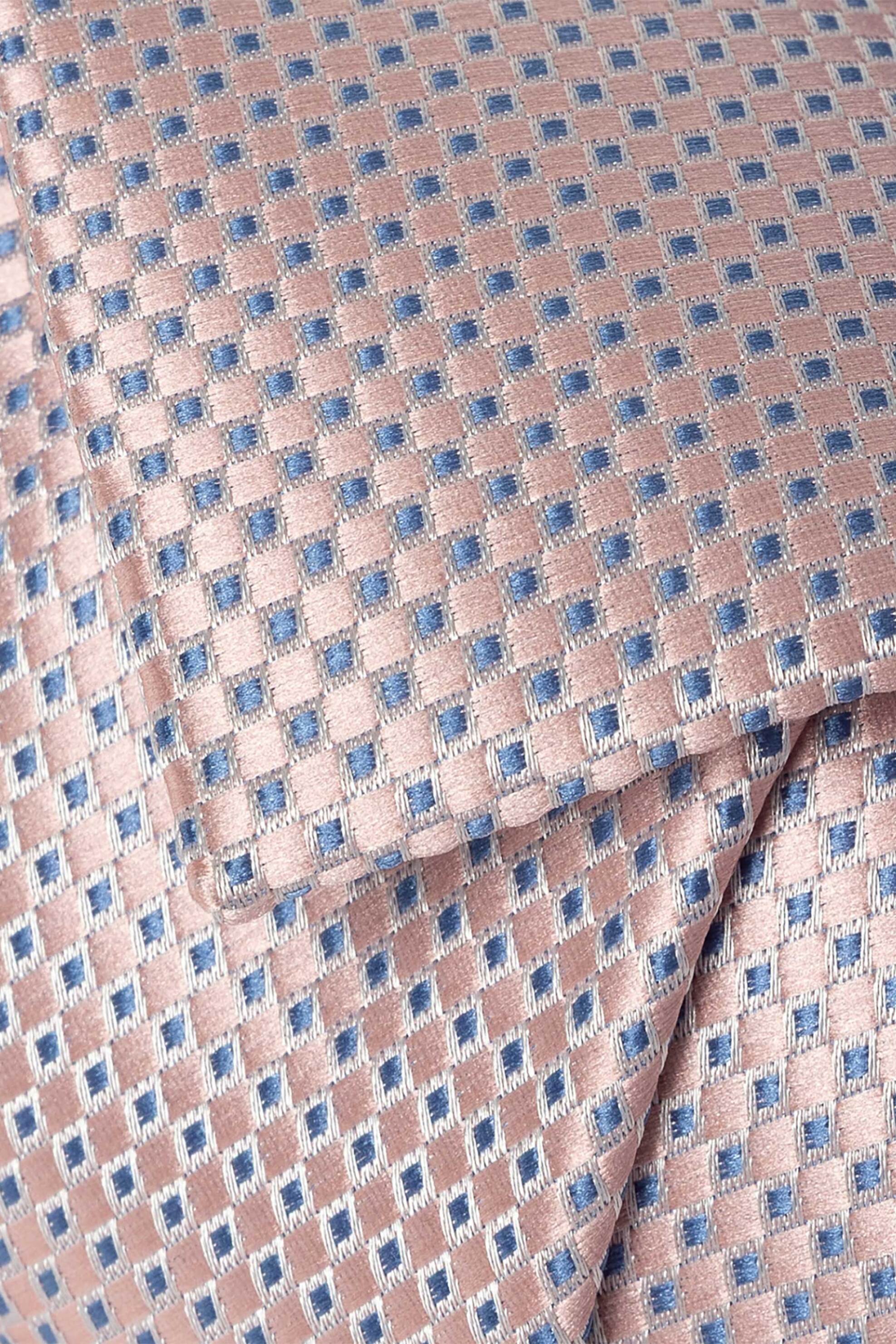 The Bostonians ανδρική γραβάτα με μικροσχέδιο "Dobby" - TIE1531 Ροζ φωτογραφία