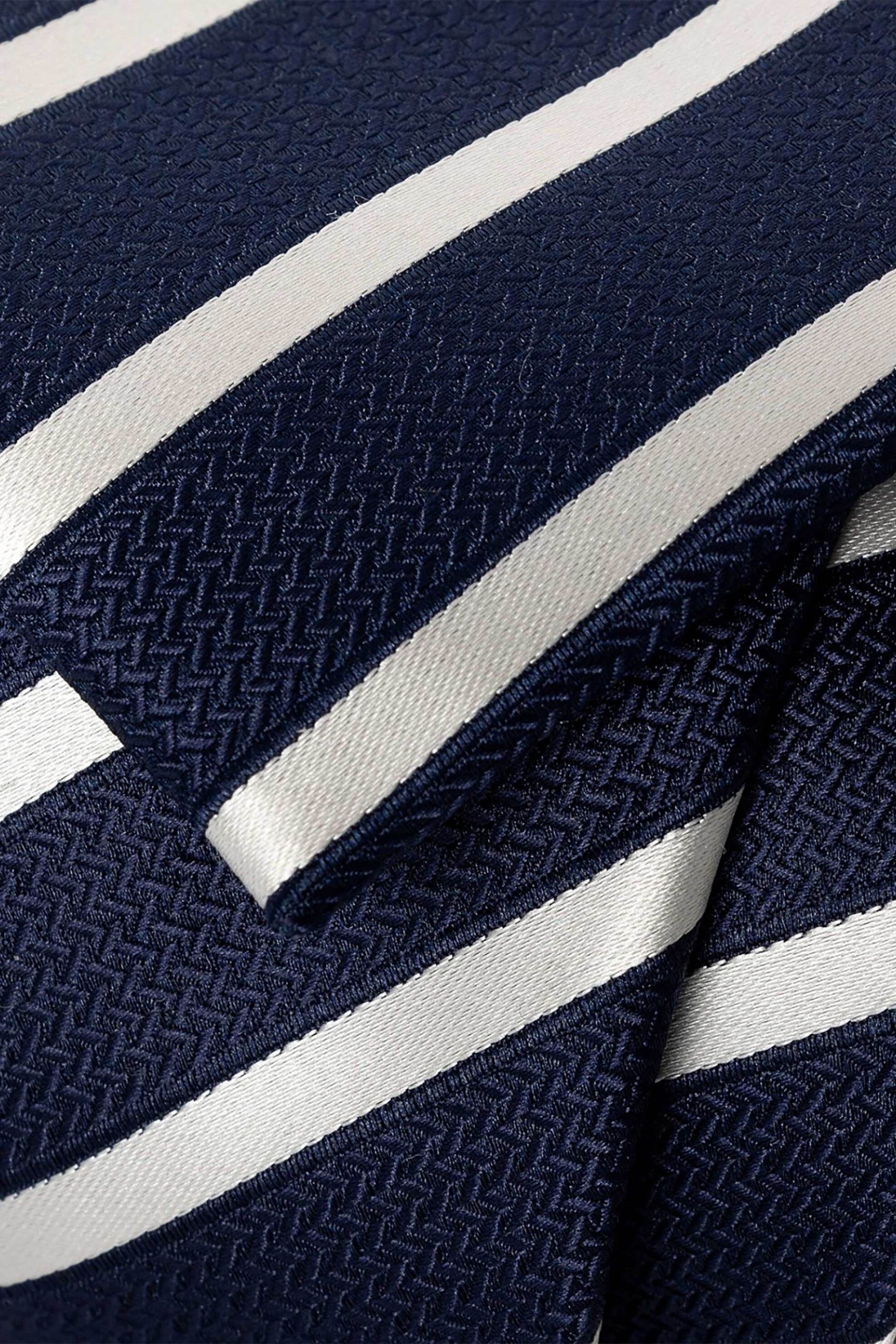 The Bostonians Ανδρική Γραβάτα με Ριγέ Σχέδιο Acorn - Tie89208 Μπλε Marine