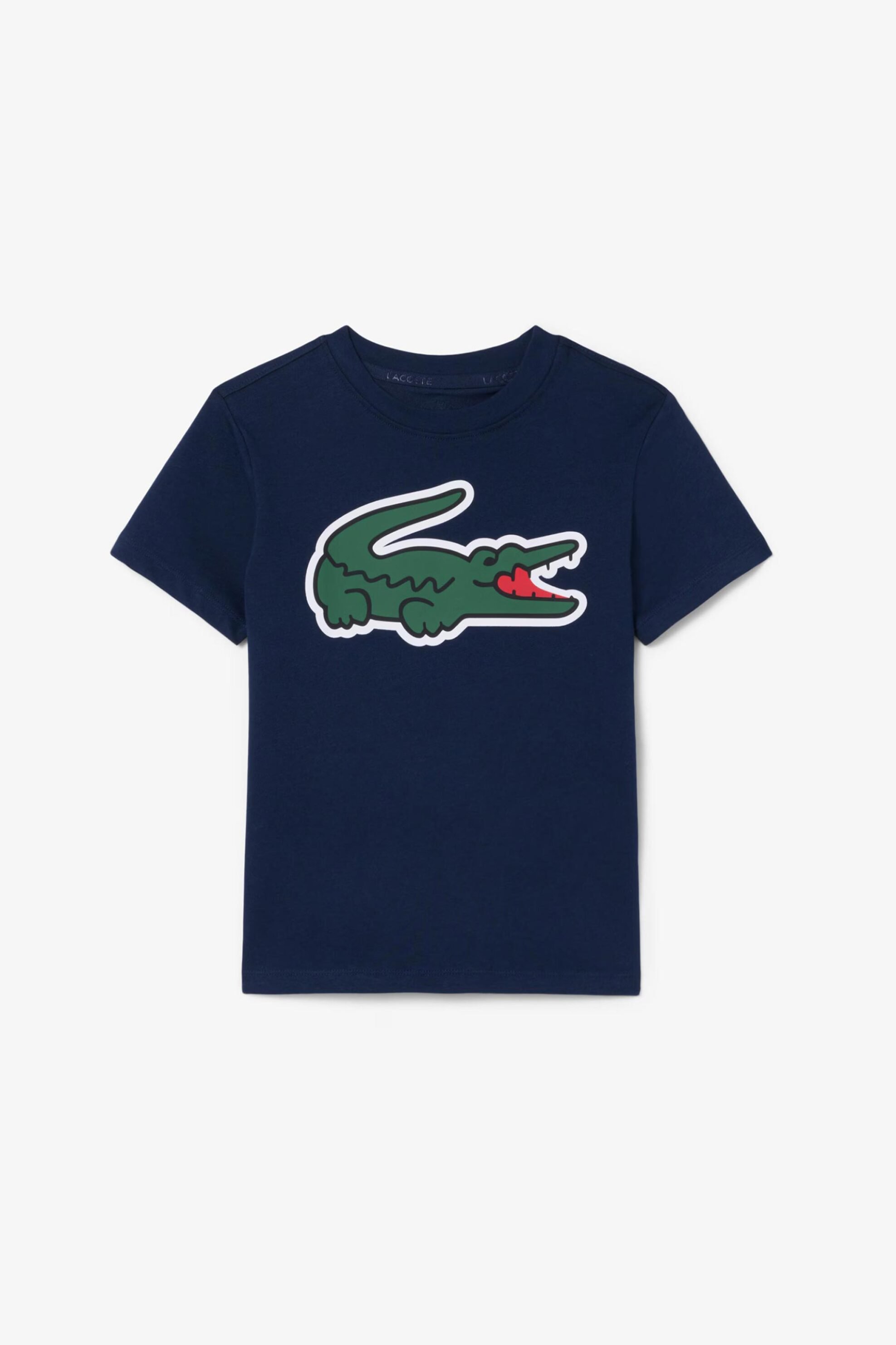 Lacoste Παιδικό T-Shirt Ultra Dry με Crocodile Print - Tj0803 Μπλε Σκούρο