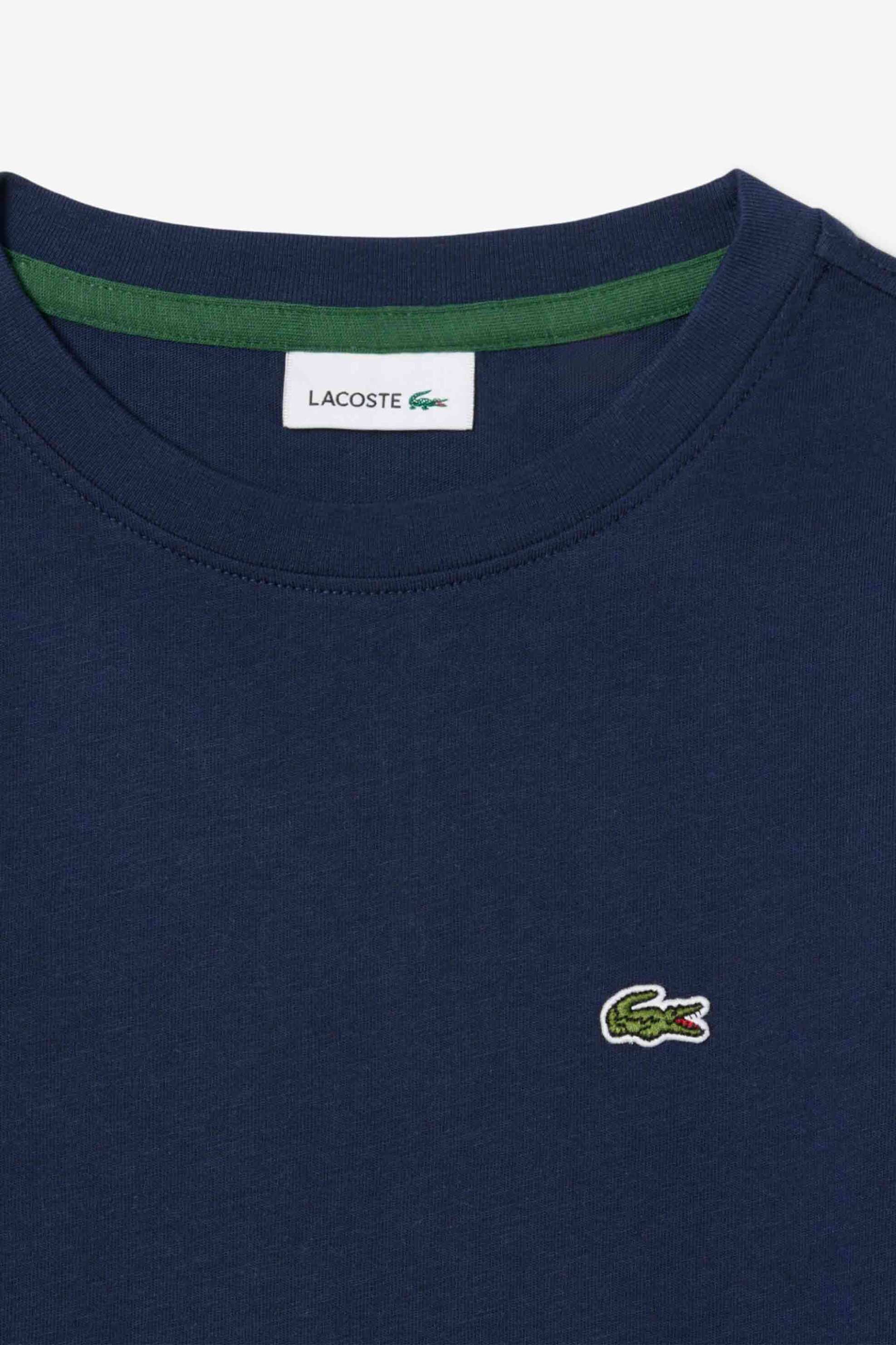 Lacoste παιδική μακρυμάνικη μπλούζα με κεντημένο λογότυπο Classic Fit - TJ0804 Μπλε Σκούρο φωτογραφία