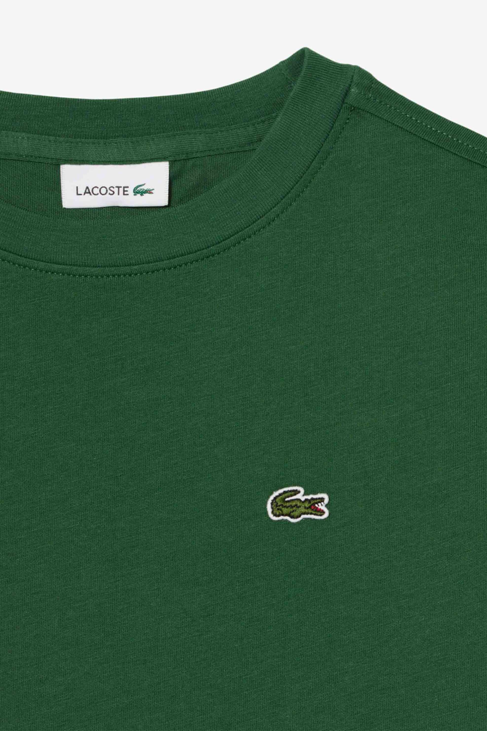 Lacoste Παιδικό T-Shirt με Κεντημένο Λογότυπο - Tj0826 Πράσινο Σκούρο