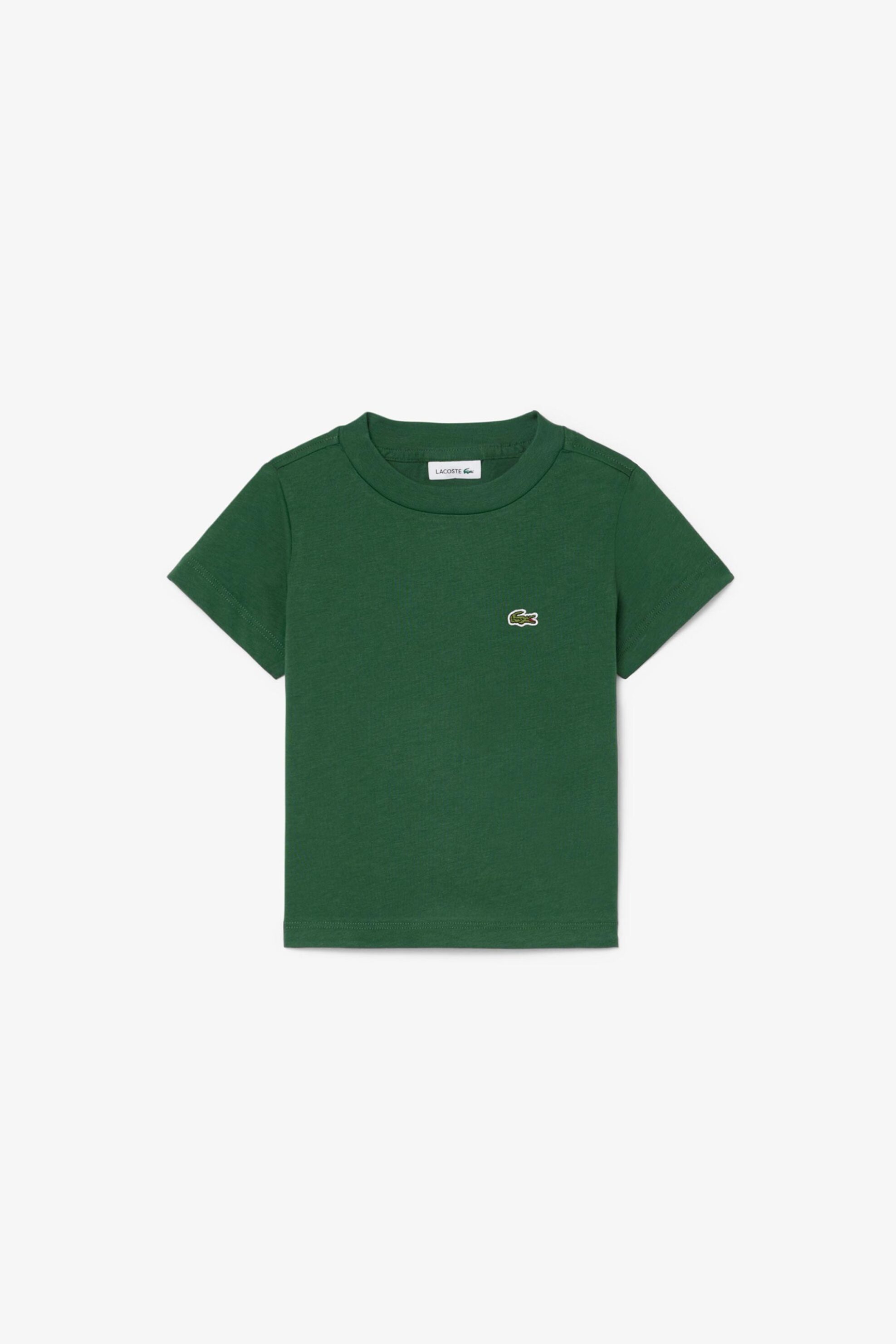 Lacoste Παιδικό T-Shirt με Κεντημένο Λογότυπο - Tj0839 Πράσινο Σκούρο