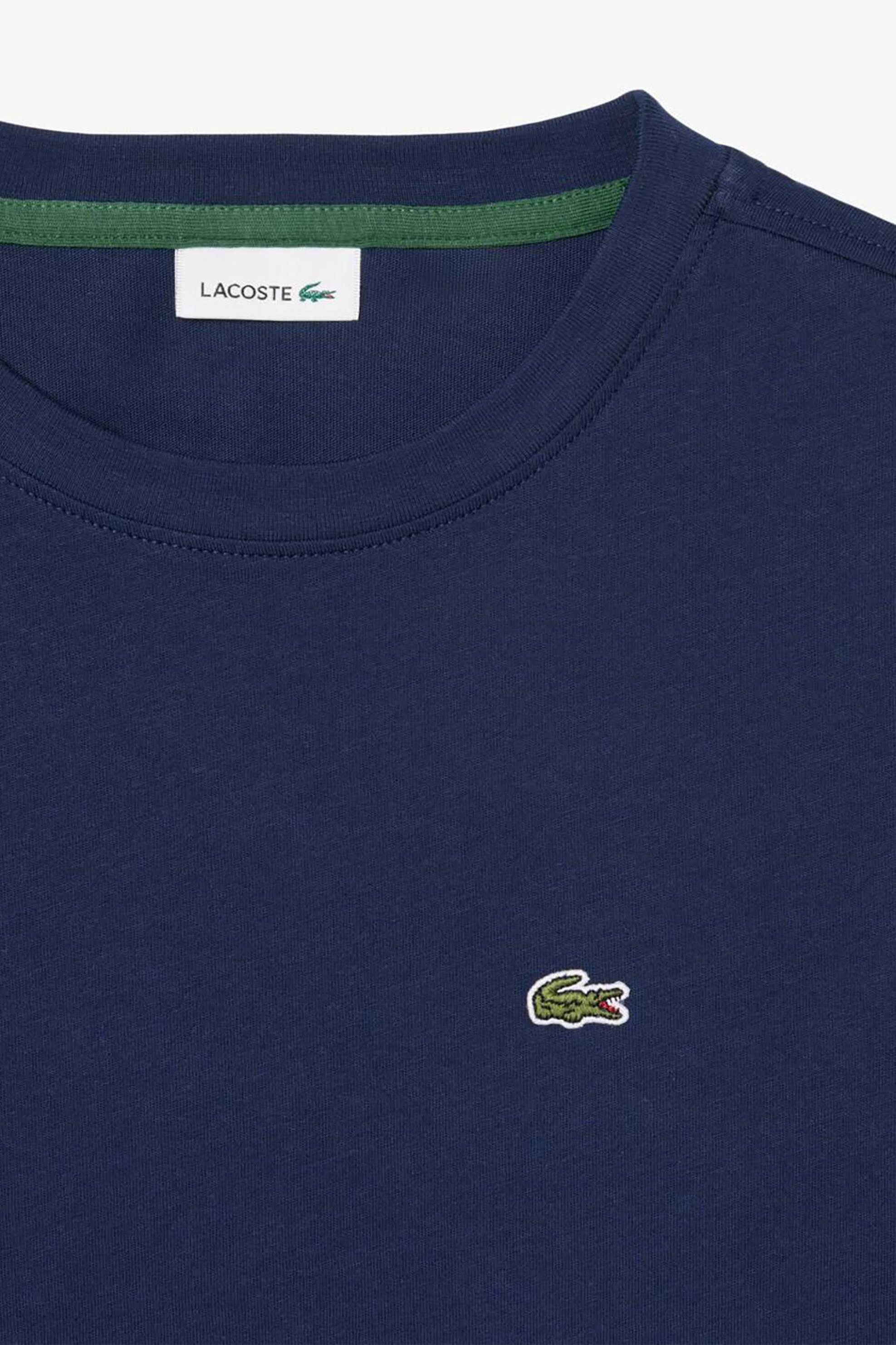Lacoste Παιδική Μακρυμάνικη Μπλούζα με Κεντημένο Λογότυπο Regular Fit - Tj2703 Μπλε Σκούρο
