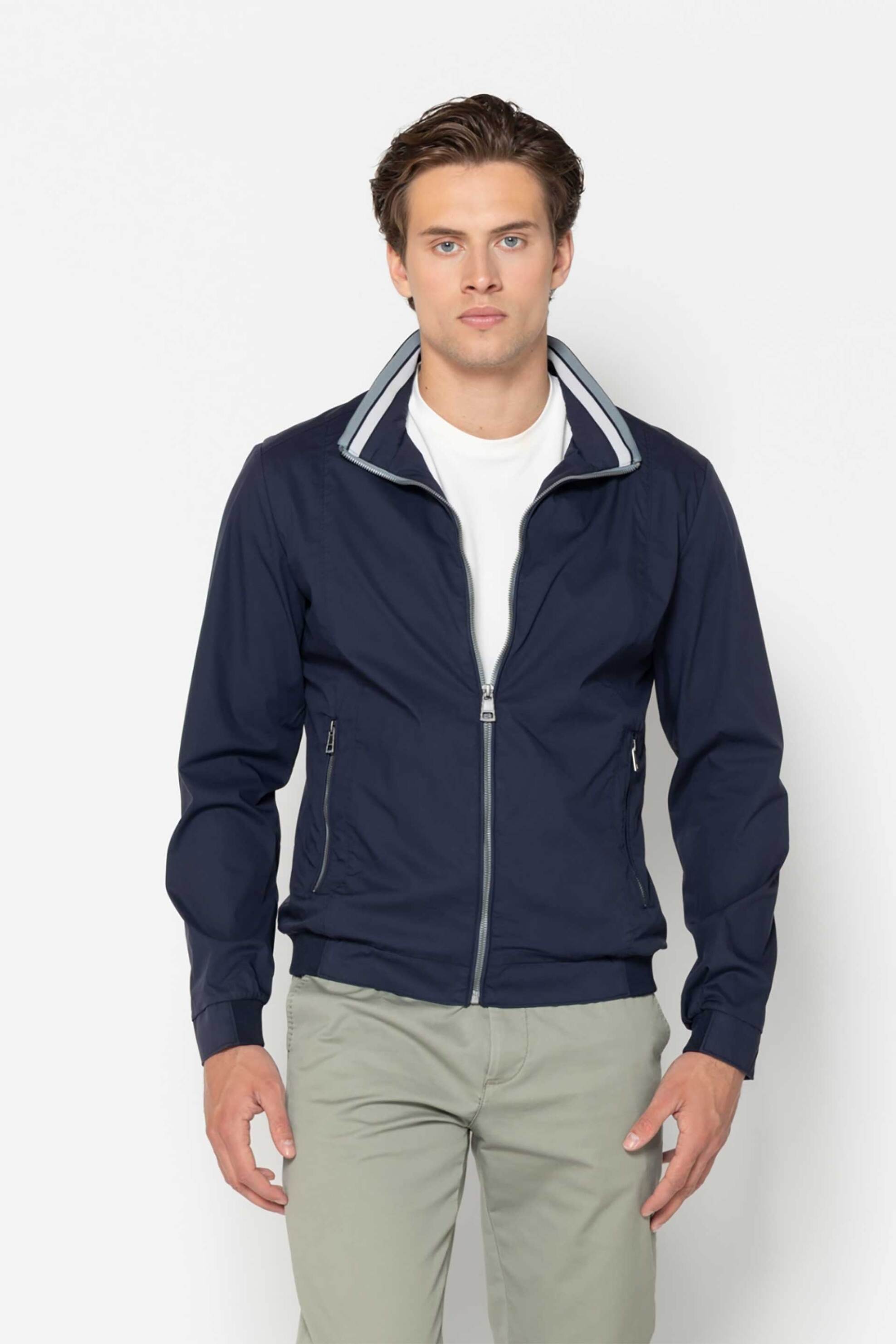 The Bostonians ανδρικό bomber jacket Regular Fit - W2896T23A Μπλε Marine