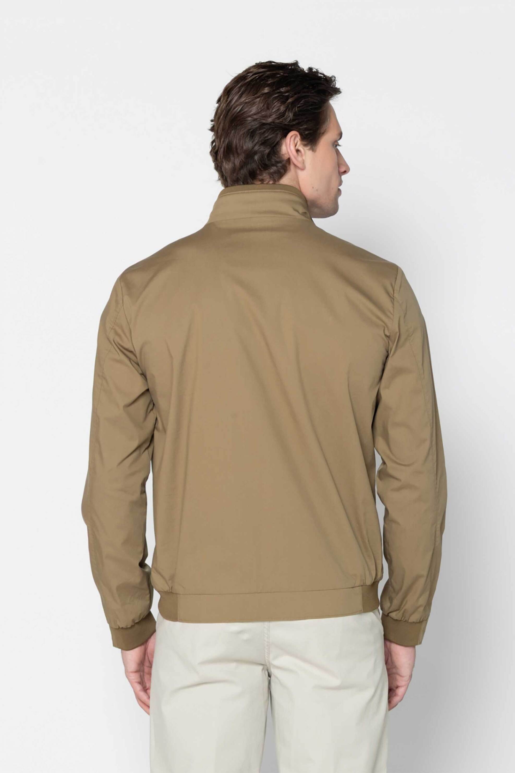 The Bostonians Ανδρικό Bomber Jacket Regular Fit - W2896T23A Καφέ Ανοιχτό