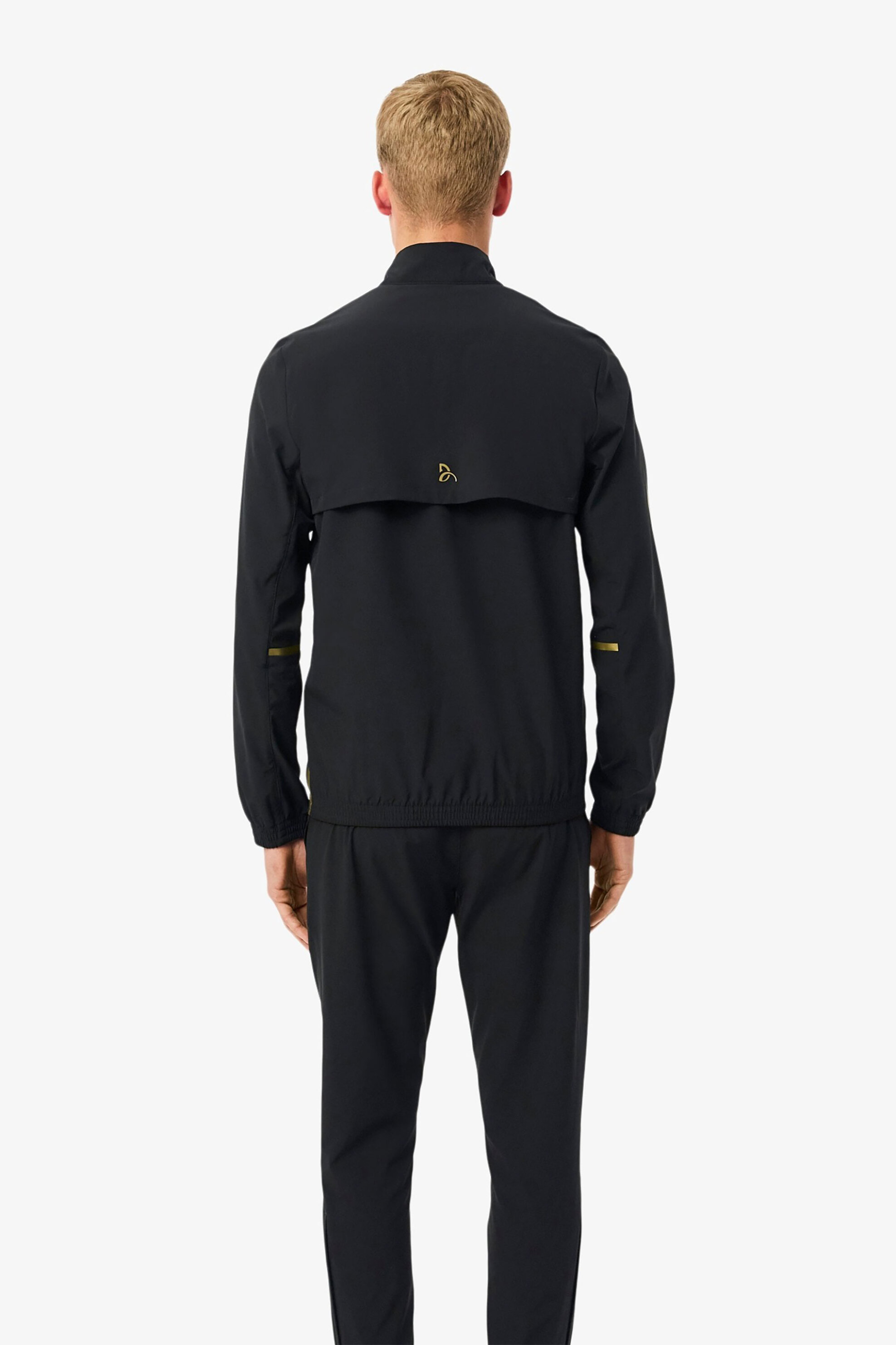 Lacoste ανδρικό σετ φόρμας με ζακέτα φούτερ και παντελόνι φόρμας "Lacoste Tennis x Novak Djokovic" - WH4752 Μαύρο φωτογραφία