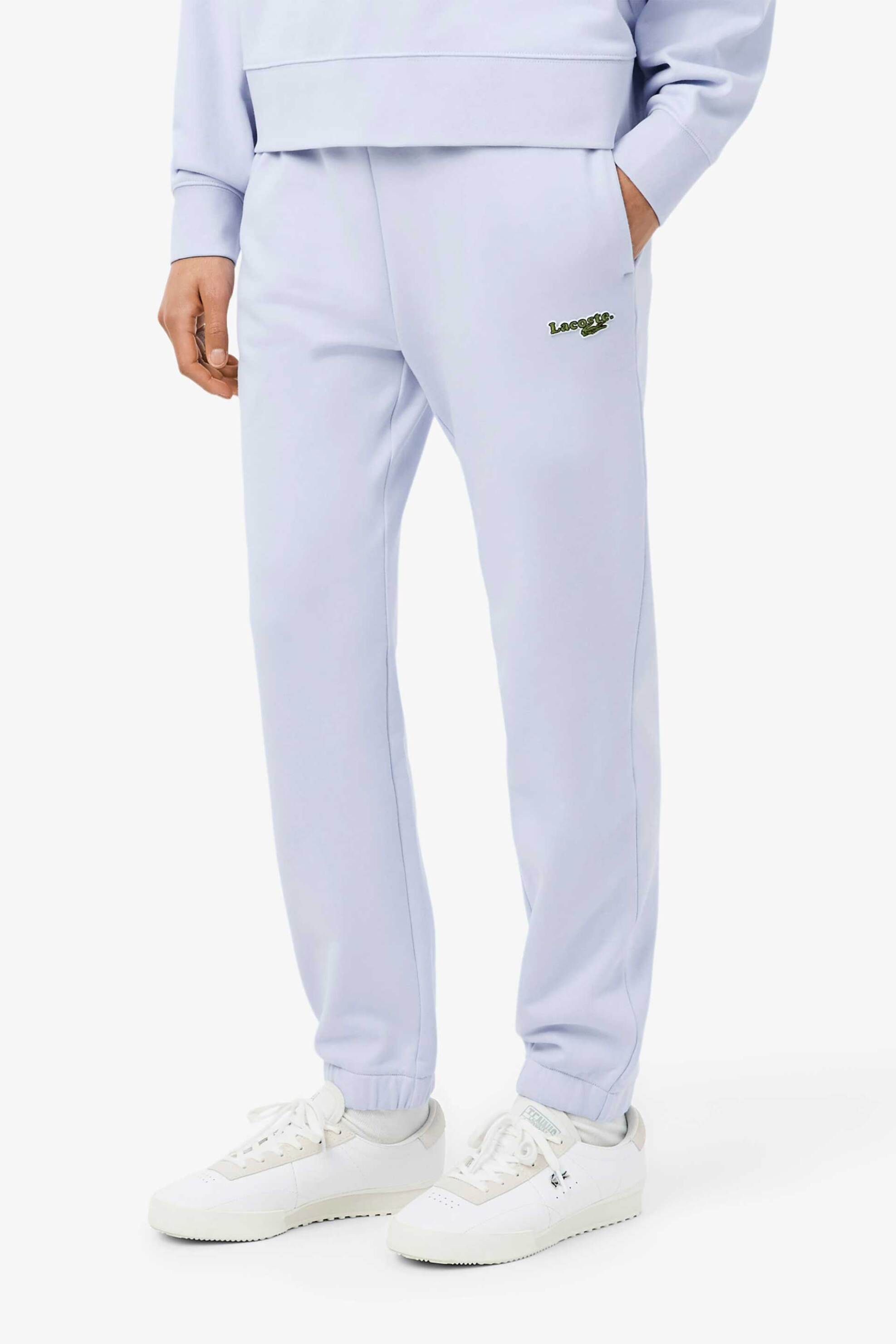 LACOSTE Lacoste γυναικείο παντελόνι φόρμας με κεντημένο λογότυπο Straight Fit - XF7604-00 Σιελ - 2