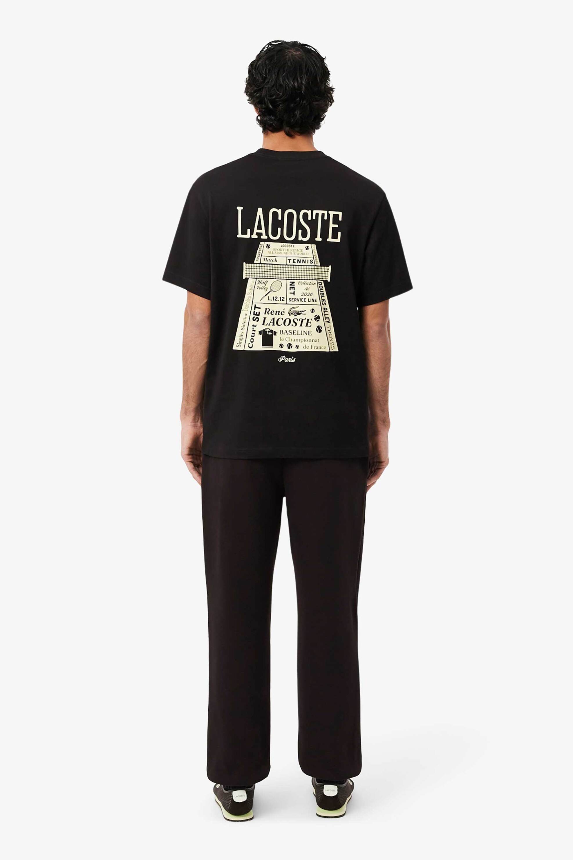 Lacoste Ανδρικό Παντελόνι Φόρμας Πικέ με Κεντημένο Retro Logo Regular Fit - Xh0033-00 Καφέ Σκούρο