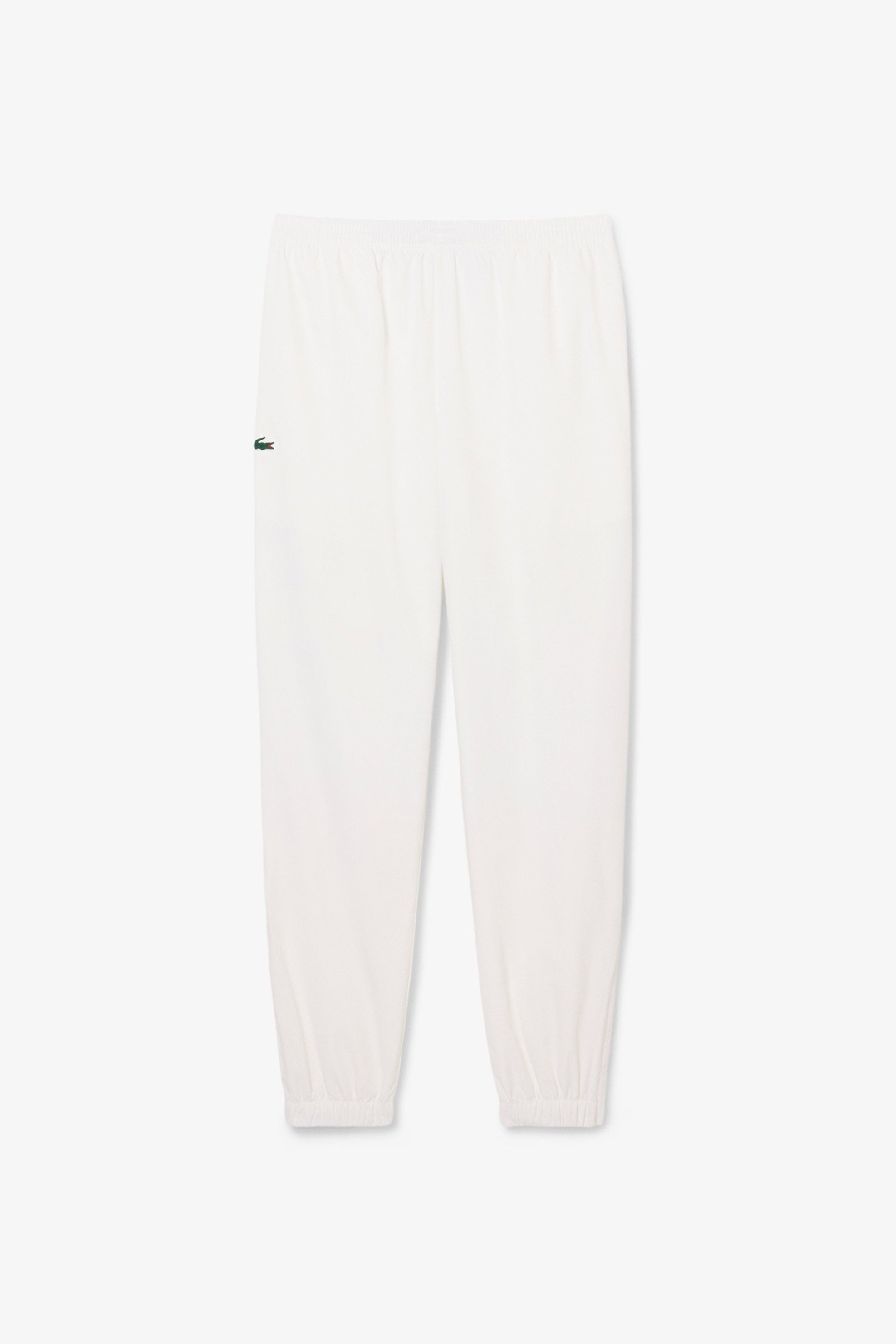 Lacoste Ανδρικό Παντελόνι Φόρμας με Λογότυπο Relaxed Tapered Fit - Xh124T Λευκό