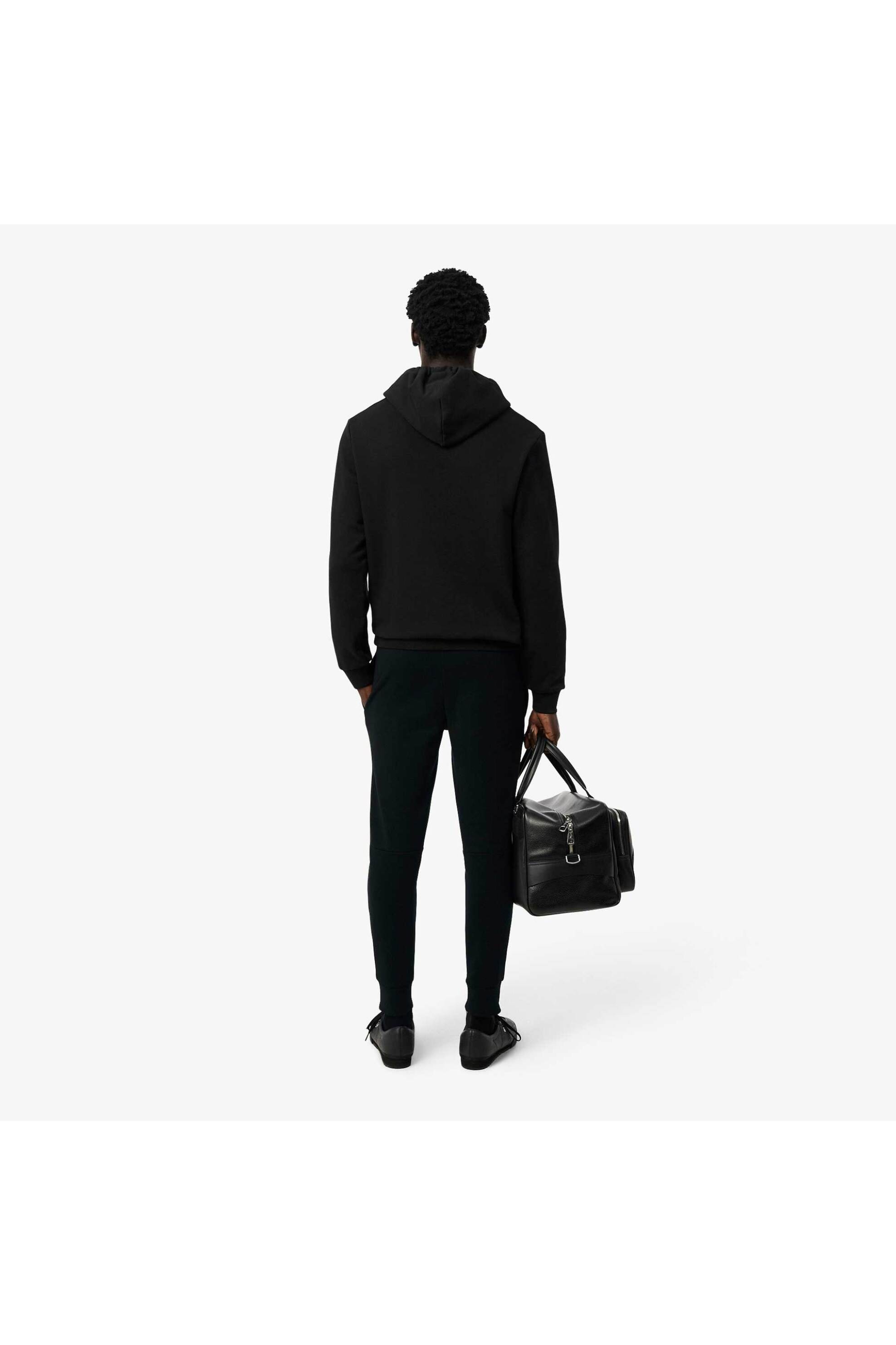 Lacoste ανδρικό παντελόνι φόρμας με κεντημένο λογότυπο Slim Fit - XH9624 Μαύρο φωτογραφία