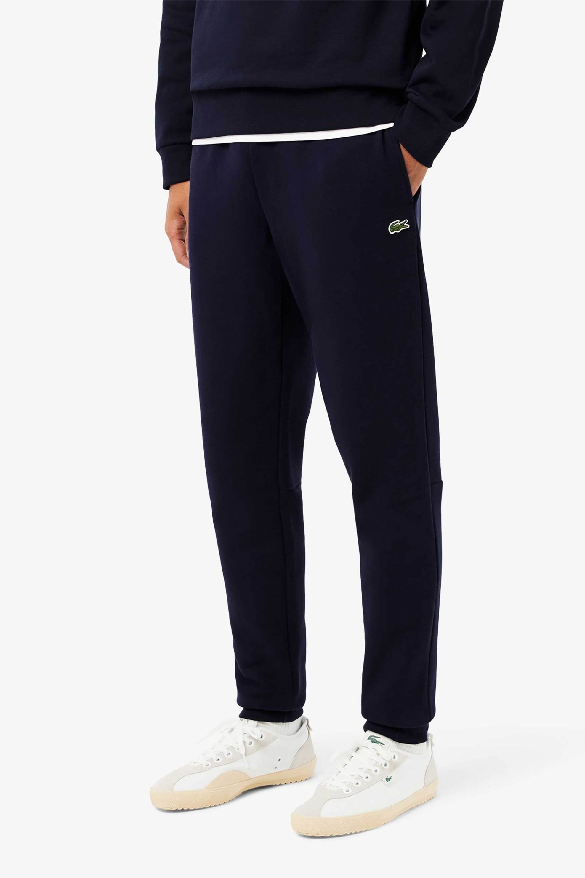 Lacoste ανδρικό παντελόνι φόρμας με κεντημένο λογότυπο Slim Fit - XH9624 Μπλε Σκούρο φωτογραφία