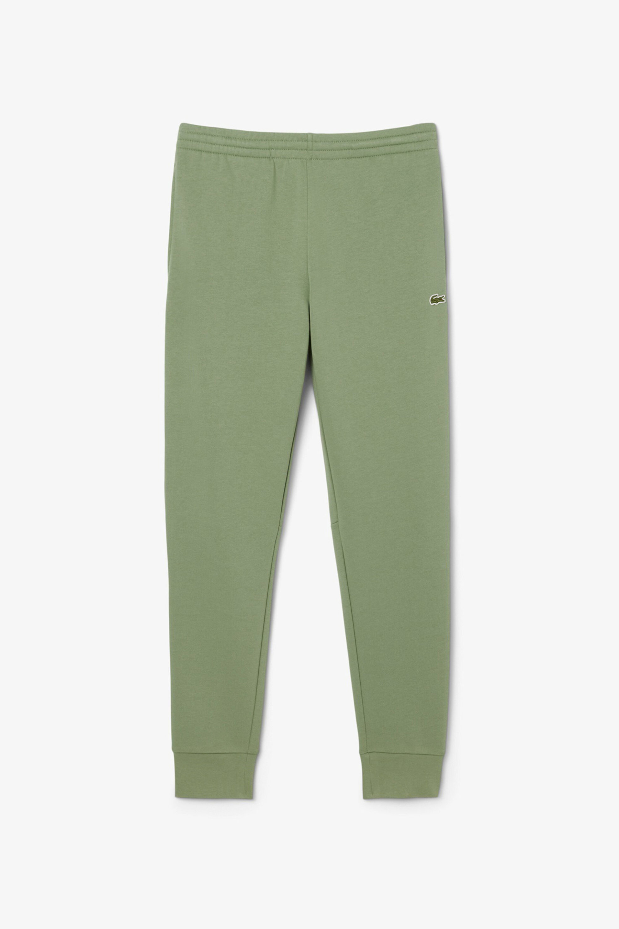 Lacoste ανδρικό παντελόνι φόρμας με κεντημένο λογότυπο Slim Fit - XH9624 Πράσινο Teal φωτογραφία