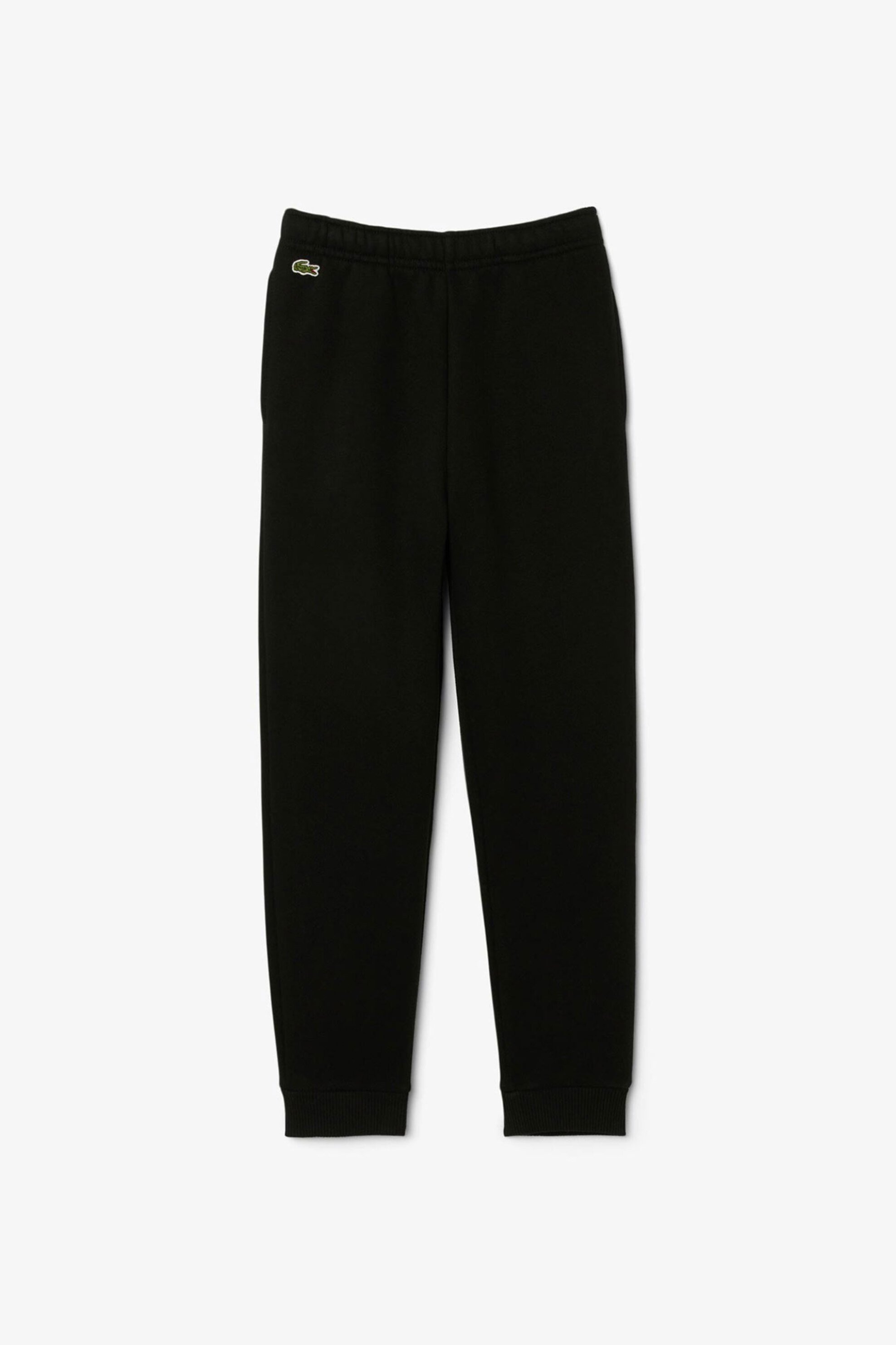 Lacoste παιδικό παντελόνι φόρμας με κεντημένο λογότυπο Classic Fit - XJ0781 Μαύρο