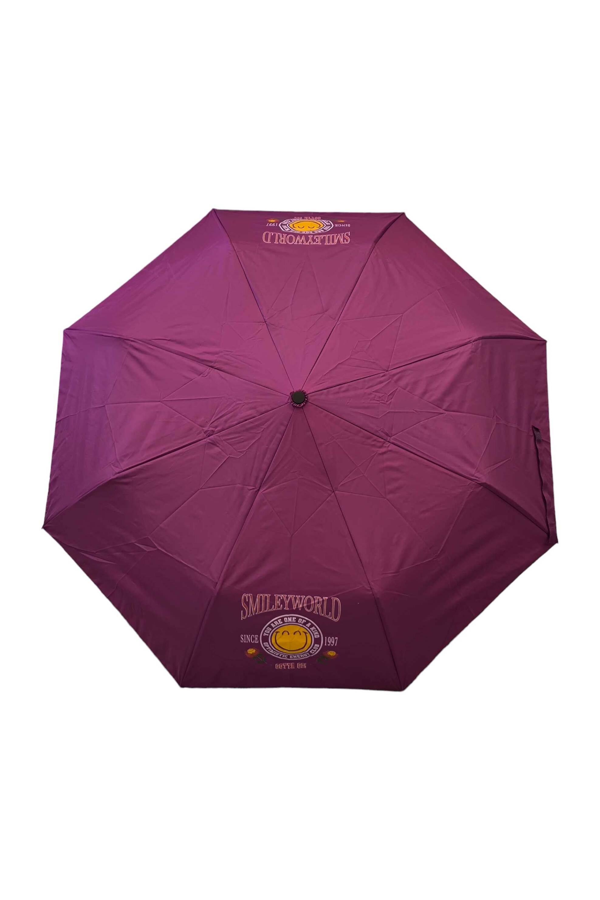 Smiley World γυναικεία ομπρέλα βροχής αυτόματη αντιανεμική με σχέδιο "SuperMini" - SML-4170 φωτογραφία