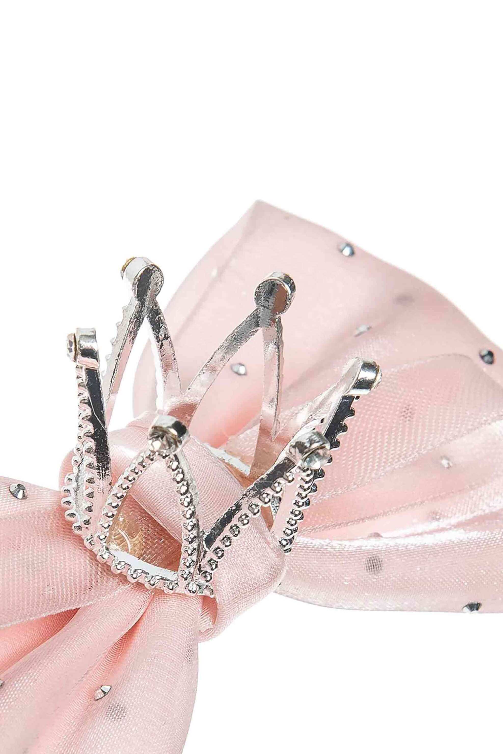 Alouette παιδικό κλιπ μαλλιών κορώνα με στρας - 00032077 Ροζ Ανοιχτό φωτογραφία