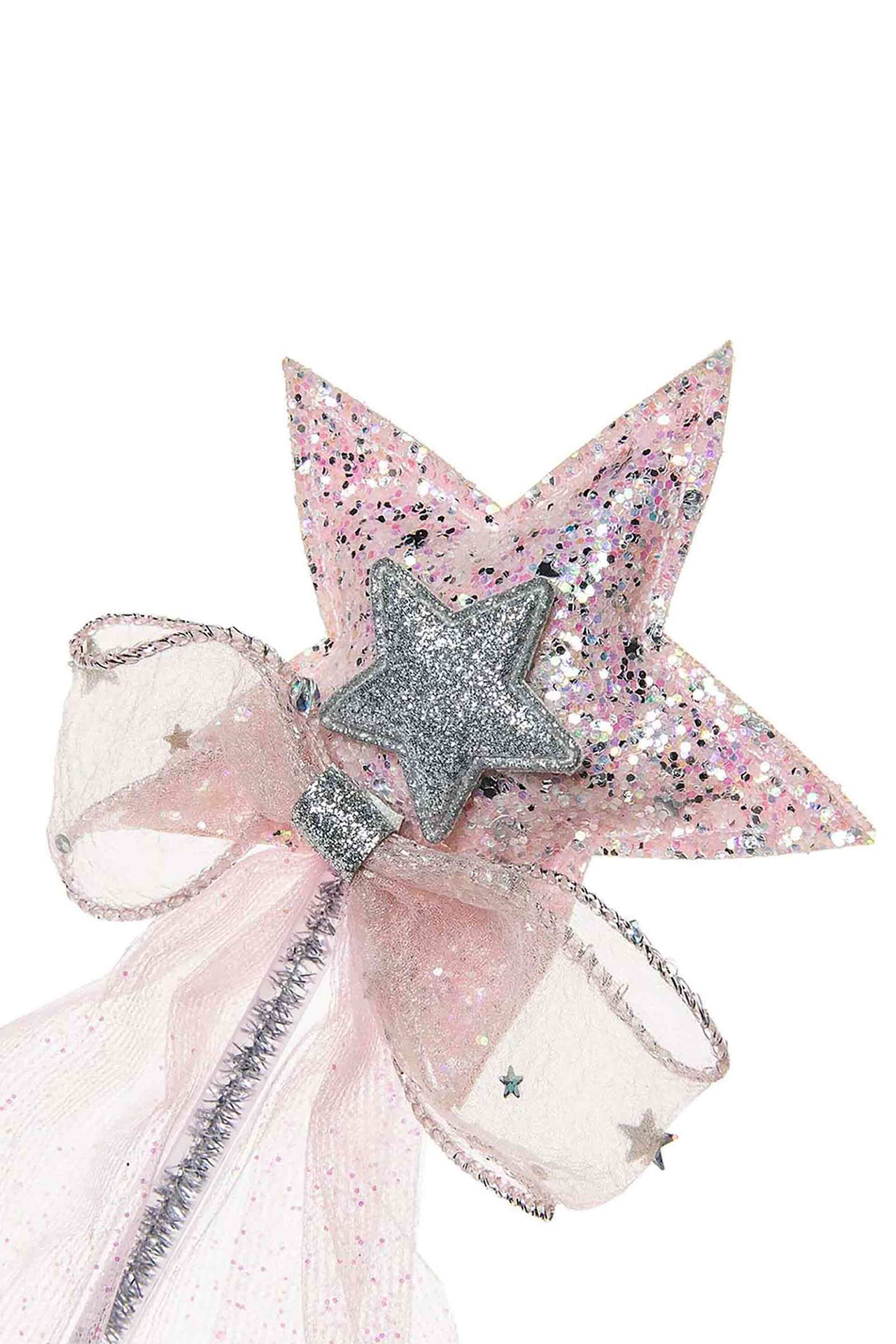 Alouette παιδικό σετ στέκα μαλλιών και ραβδάκι με glitter (2 τεμάχια) - 00032100 Ροζ Ανοιχτό φωτογραφία