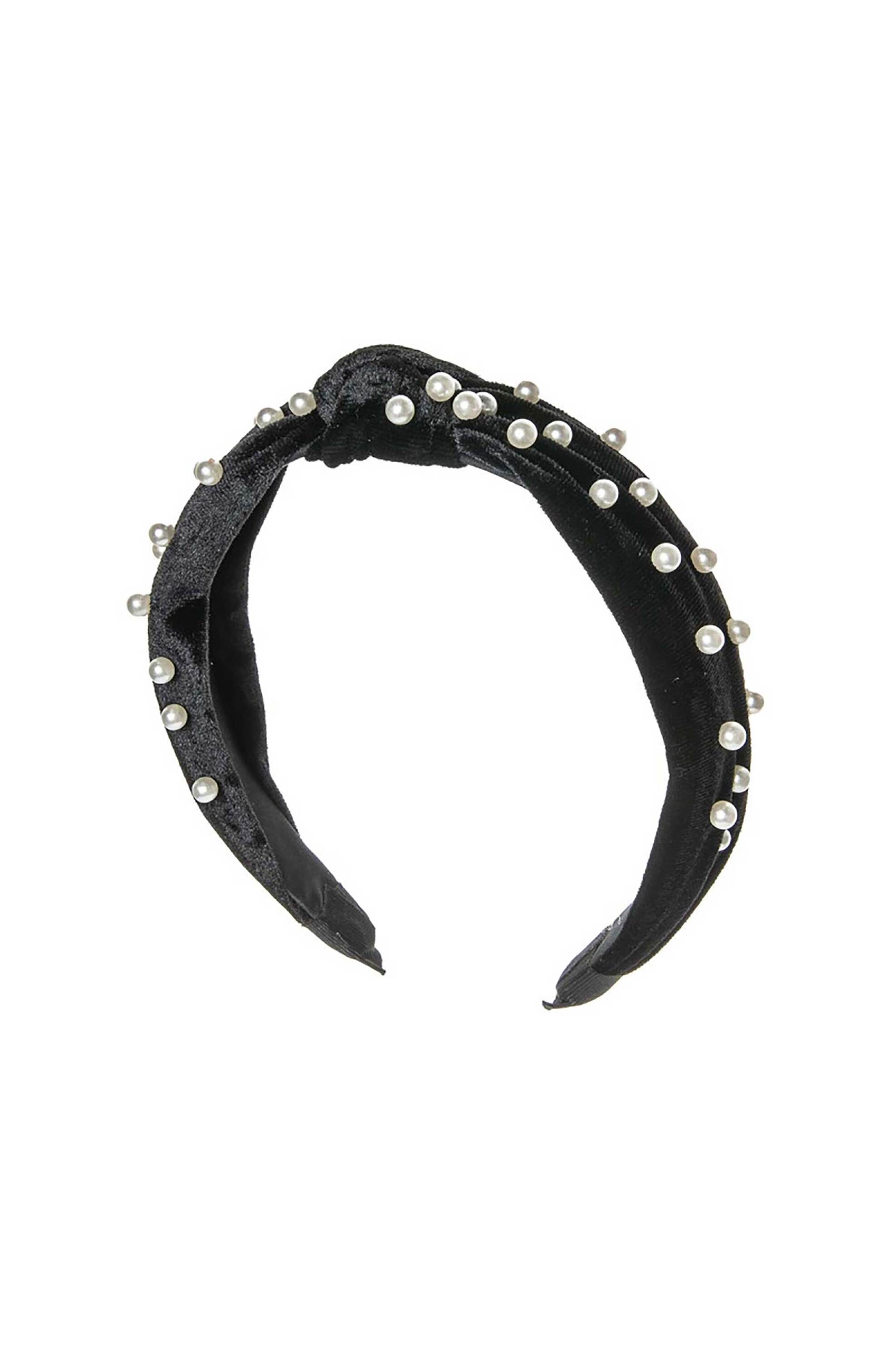 ALOUETTE Alouette παιδική στέκα μαλλιών με πέρλες - 00032103 Μαύρο