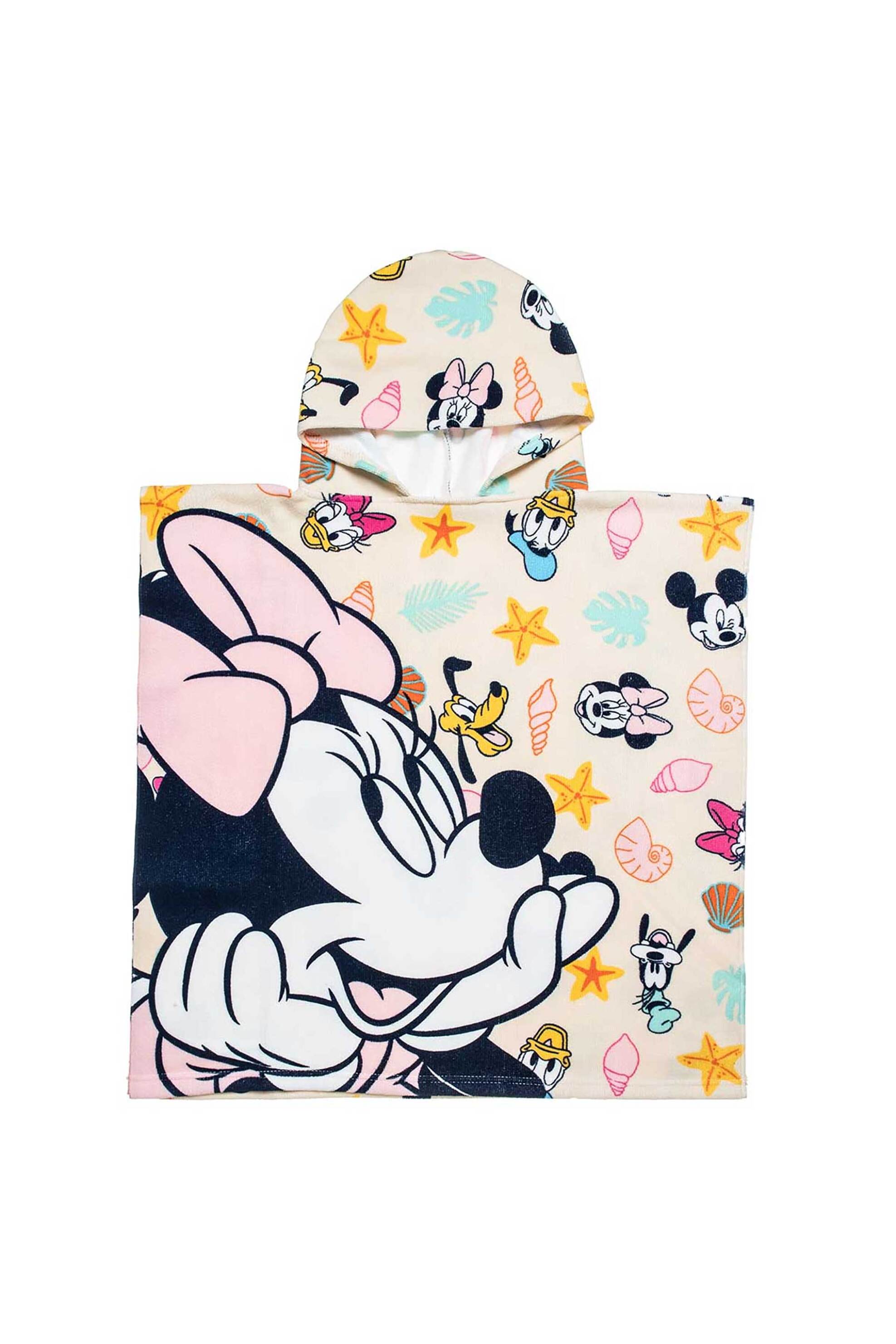 ALOUETTE Alouette παιδικό πόντσο θαλάσσης Disney Minnie Mouse - 00030118 Ροζ Ανοιχτό